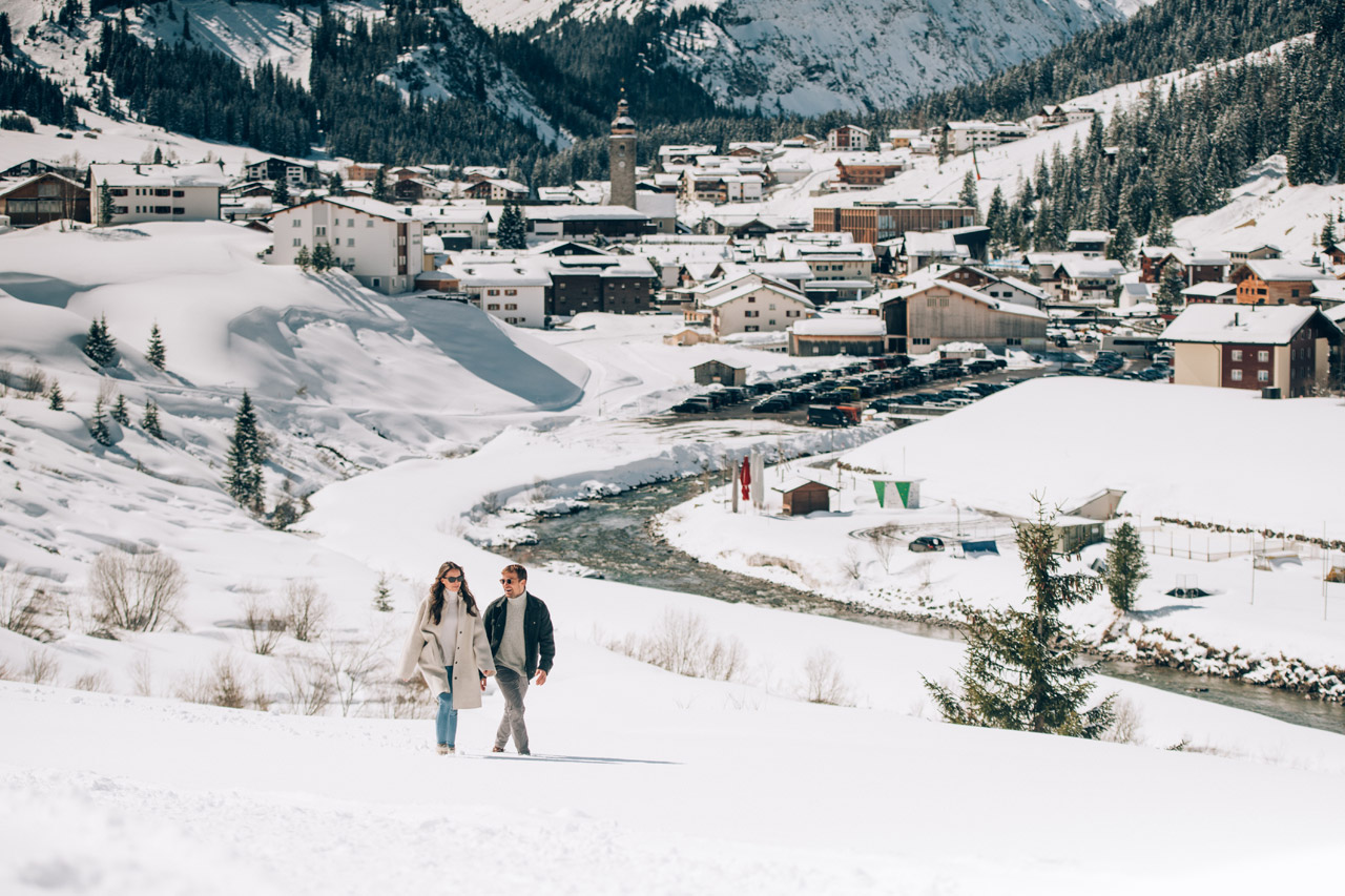 Winter walking in Lech
