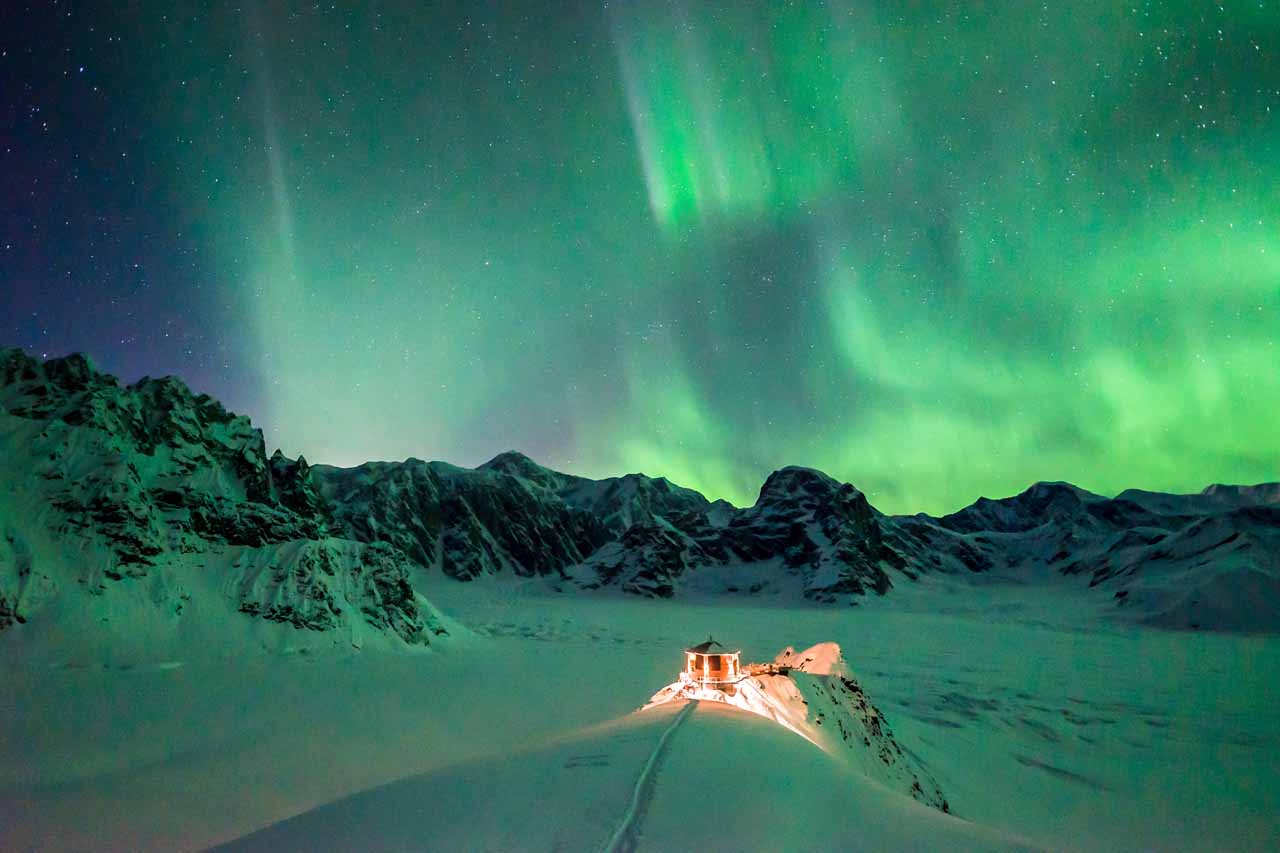 Northern lights in Alaska