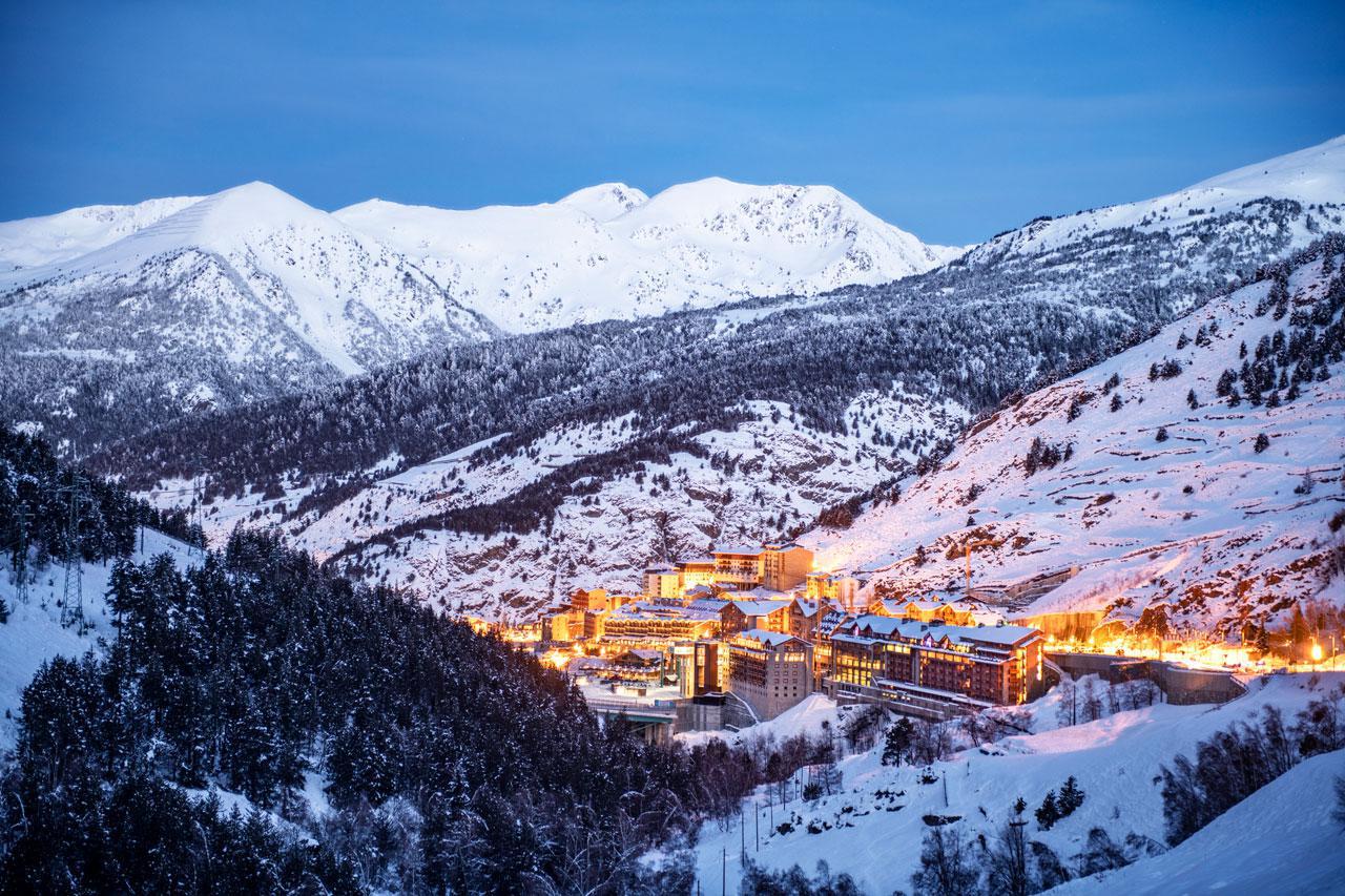 Soldeu ski resort in Andorra