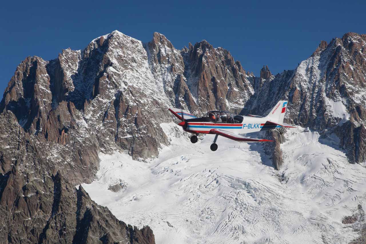 Private sightseeing flight in Megeve