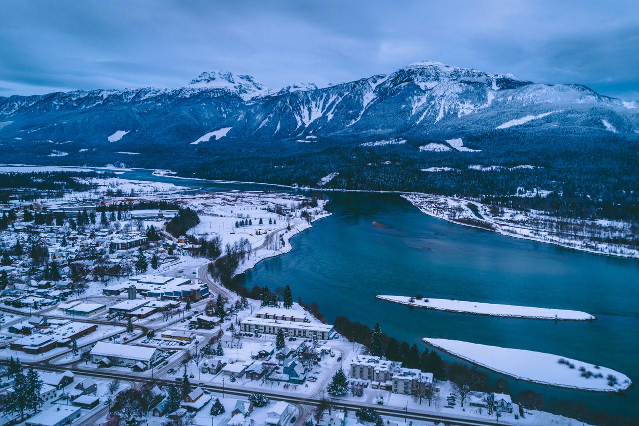 Luxury ski resort in Canada