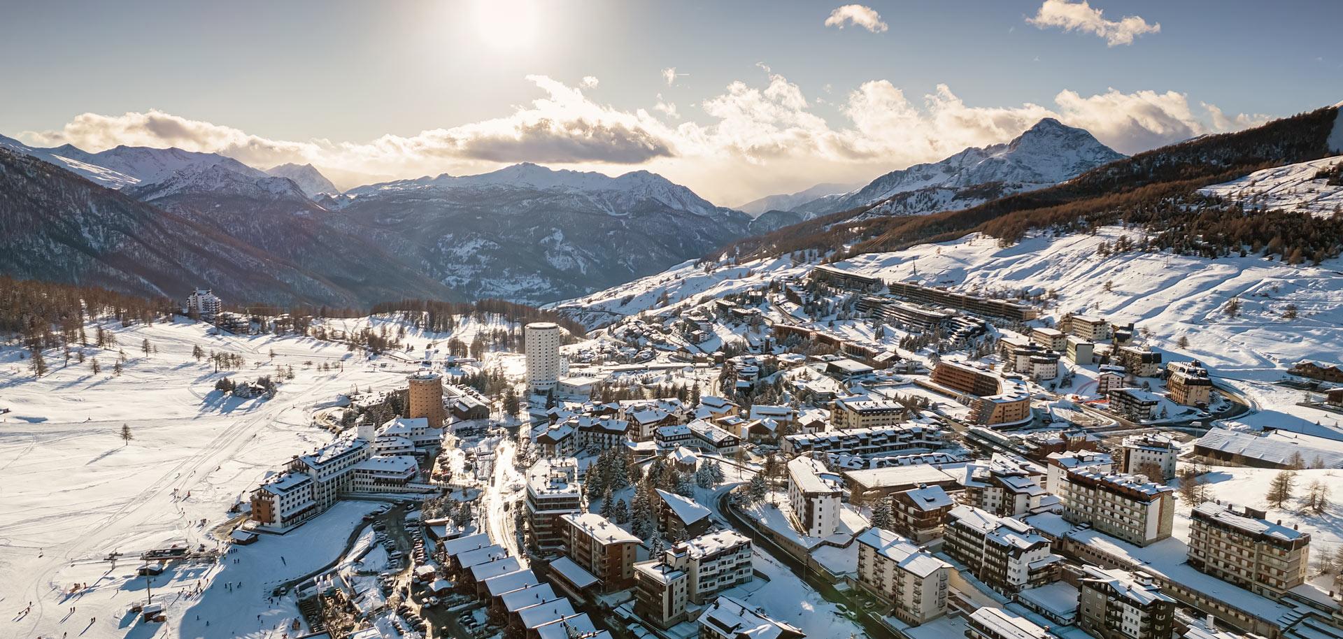 Sestriere in Via Lattea ski area