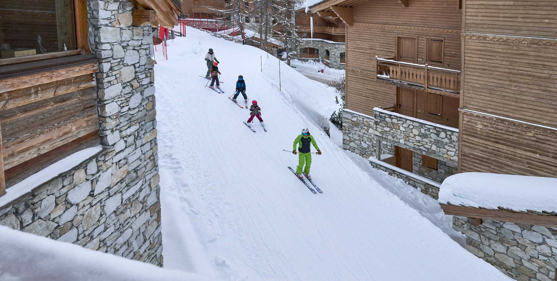 Ski in ski out chalet in France