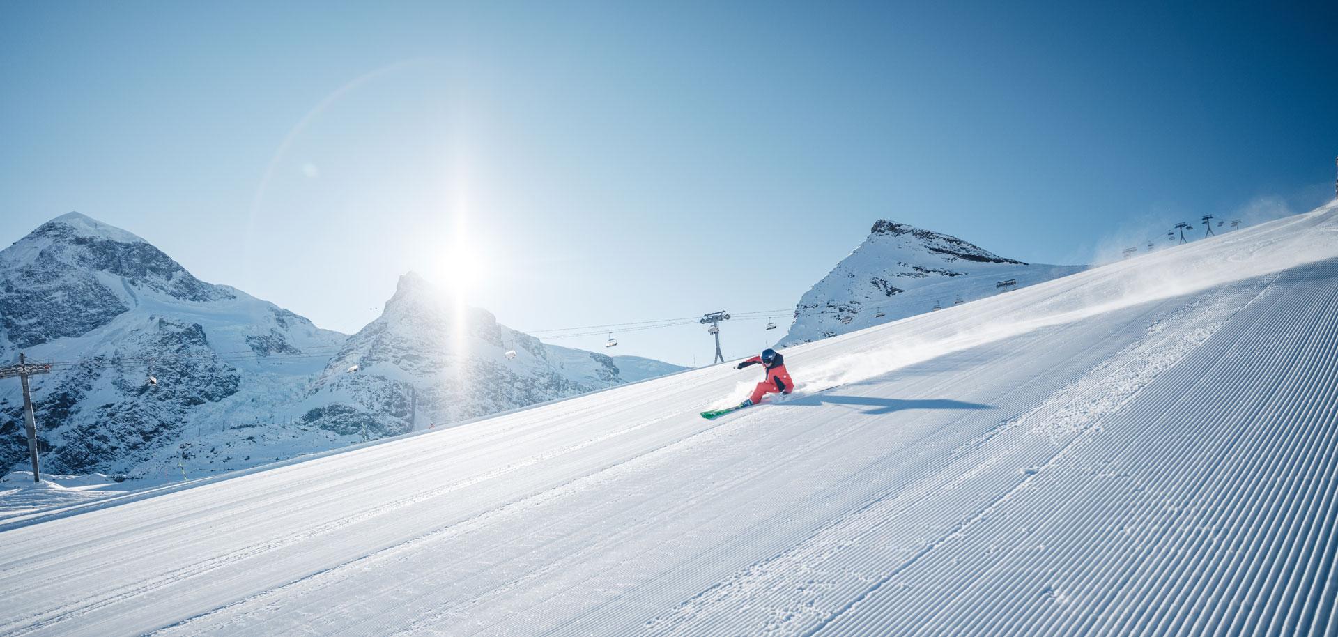 Skiing in Switzerland