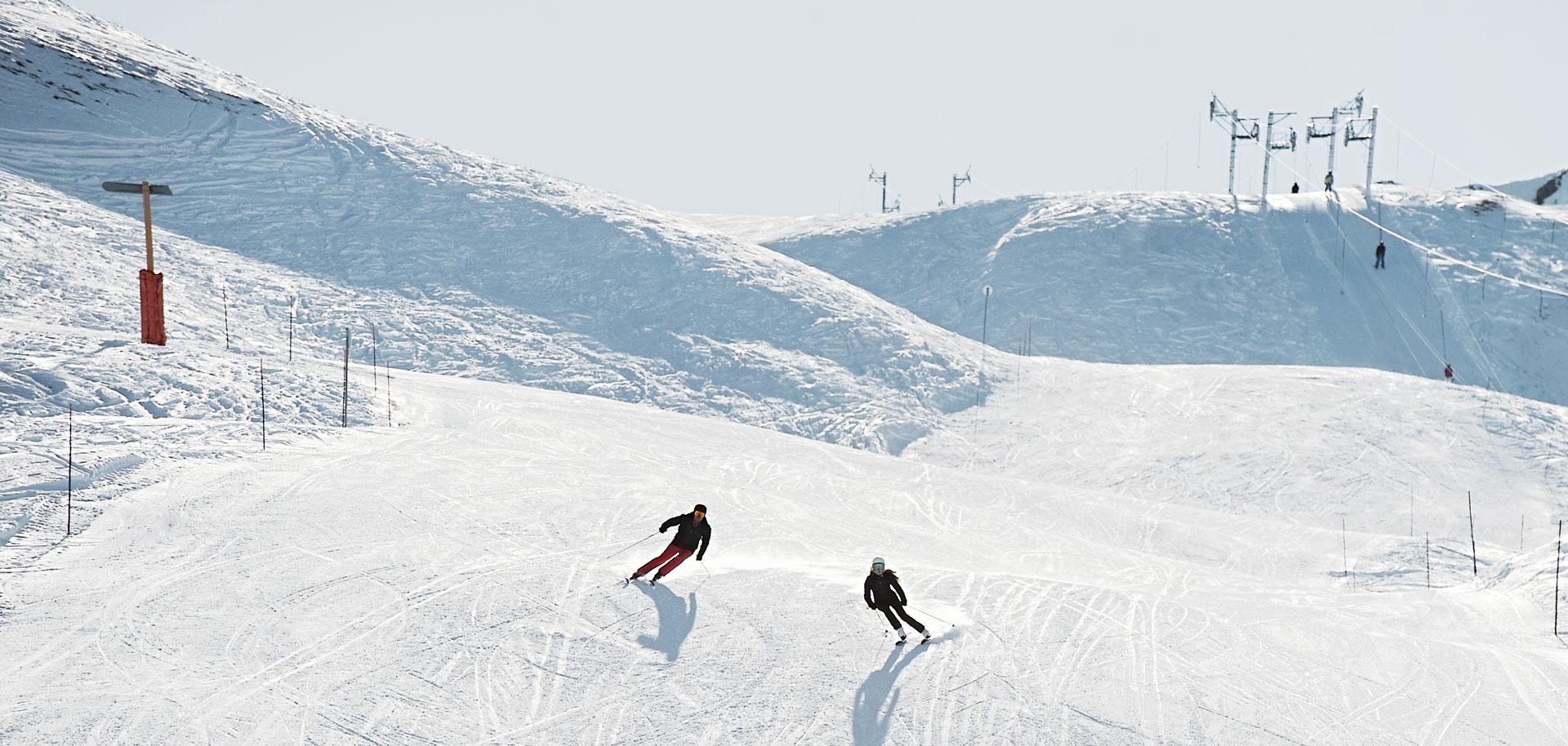 Skiing in Courchevel