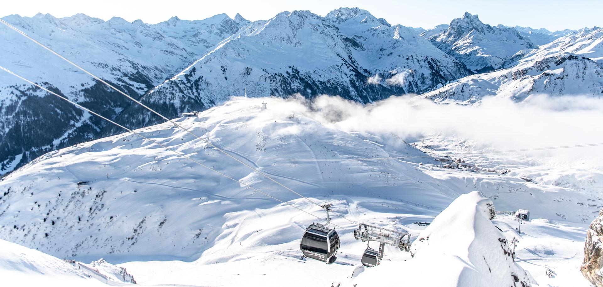 St Anton ski resort at Easter