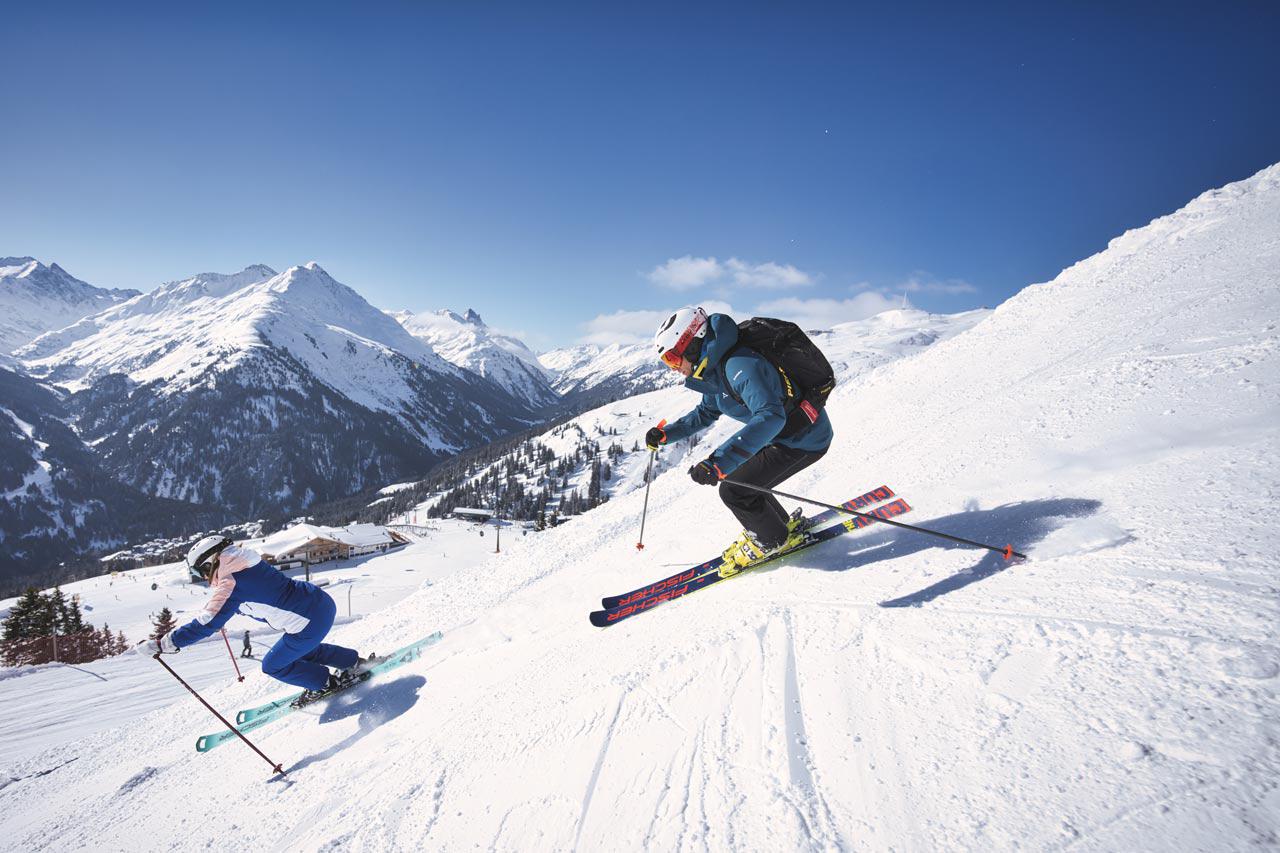 Skiing in St Anton
