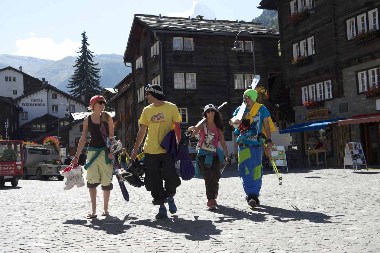 Summer skiing in Zermatt