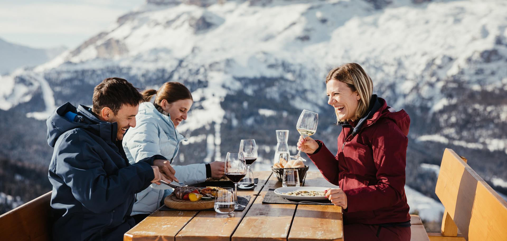 Alta Badia mountain restaurant