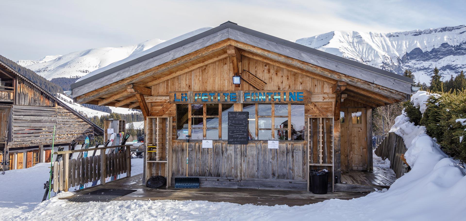 La Petite Fontaine restaurant in Megeve
