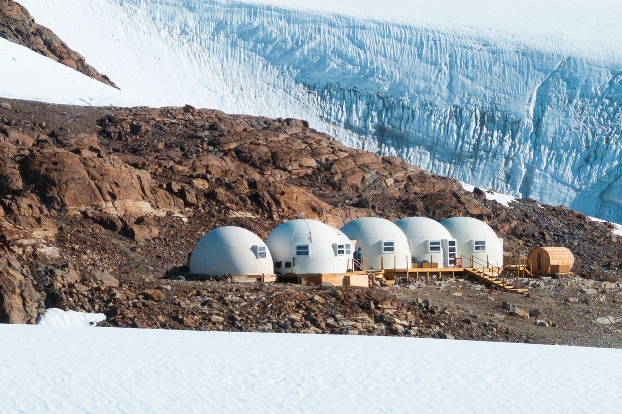 Whichaway Camp in White Desert Antarctica