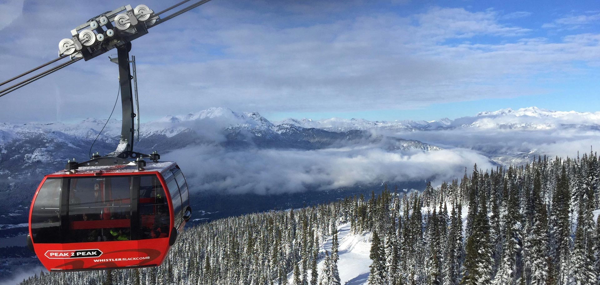 Peak 2 Peak gondola in Whistler