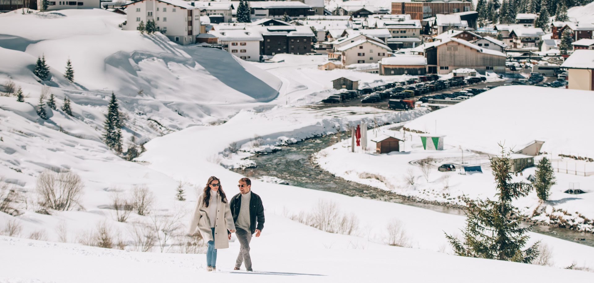 Winter hiking in Lech