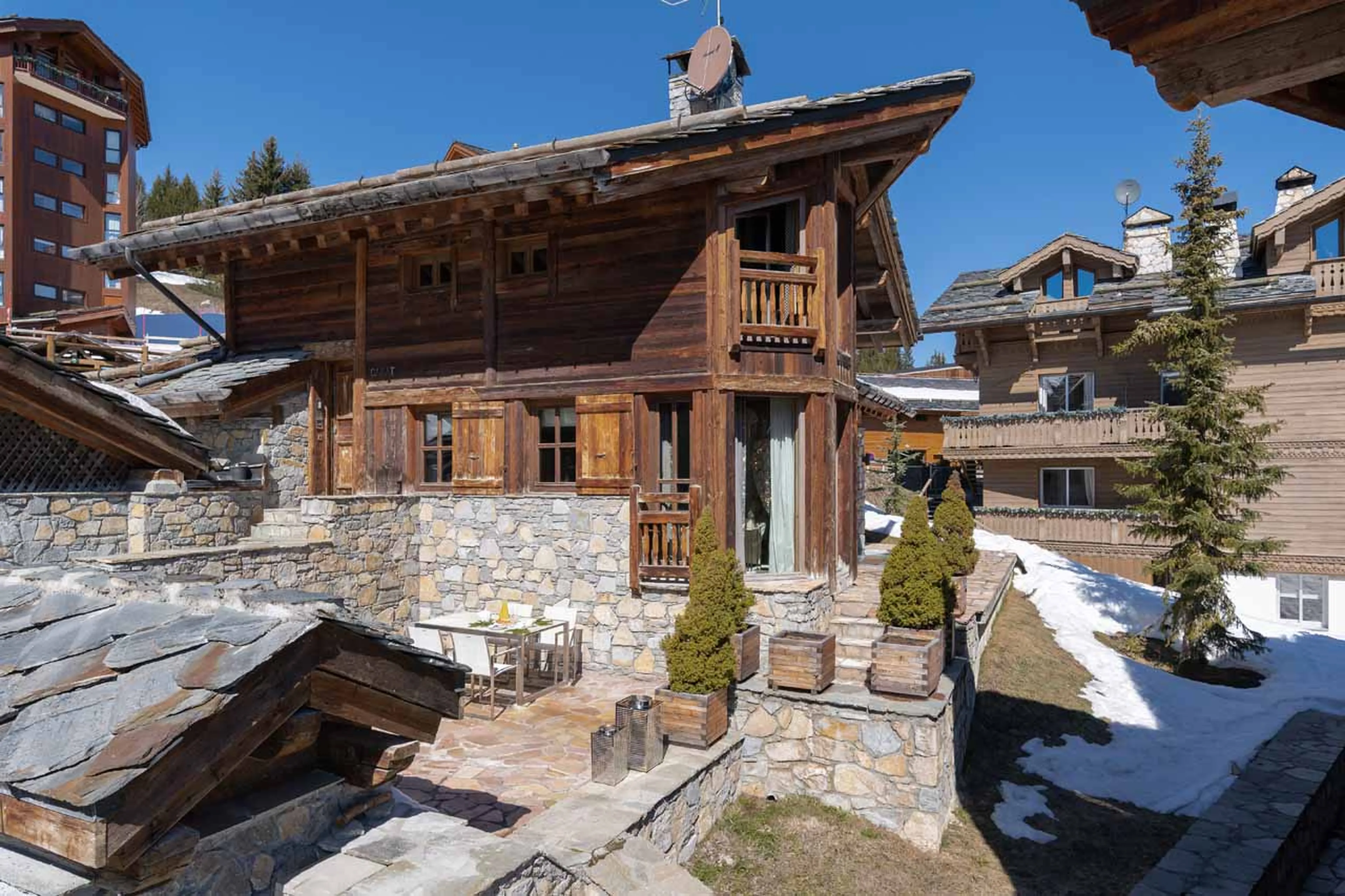 Exterior view of Chalet Carat in Courchevel 1850