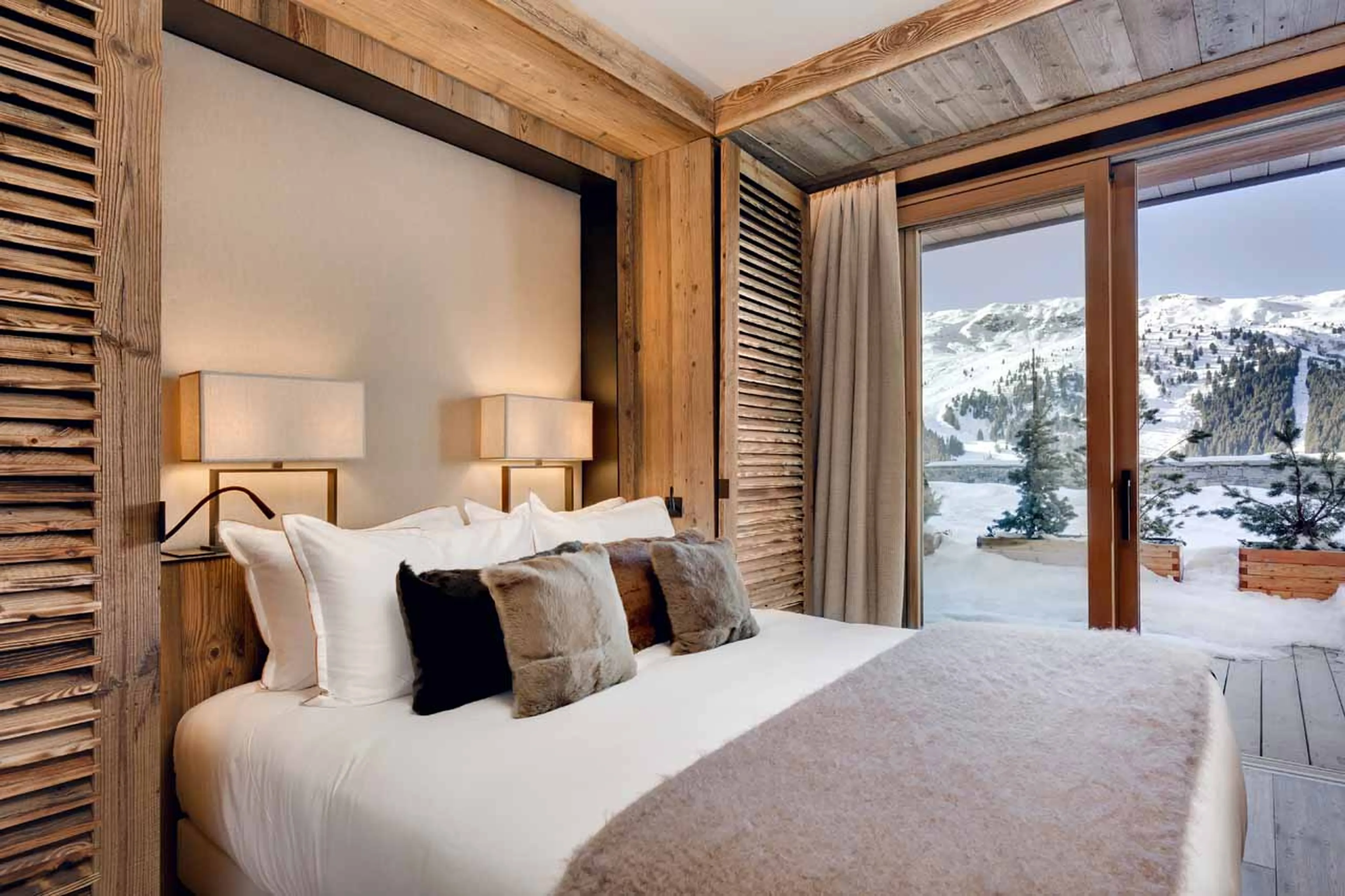 Bedroom four at Apartment Antares Mira 002 in Meribel