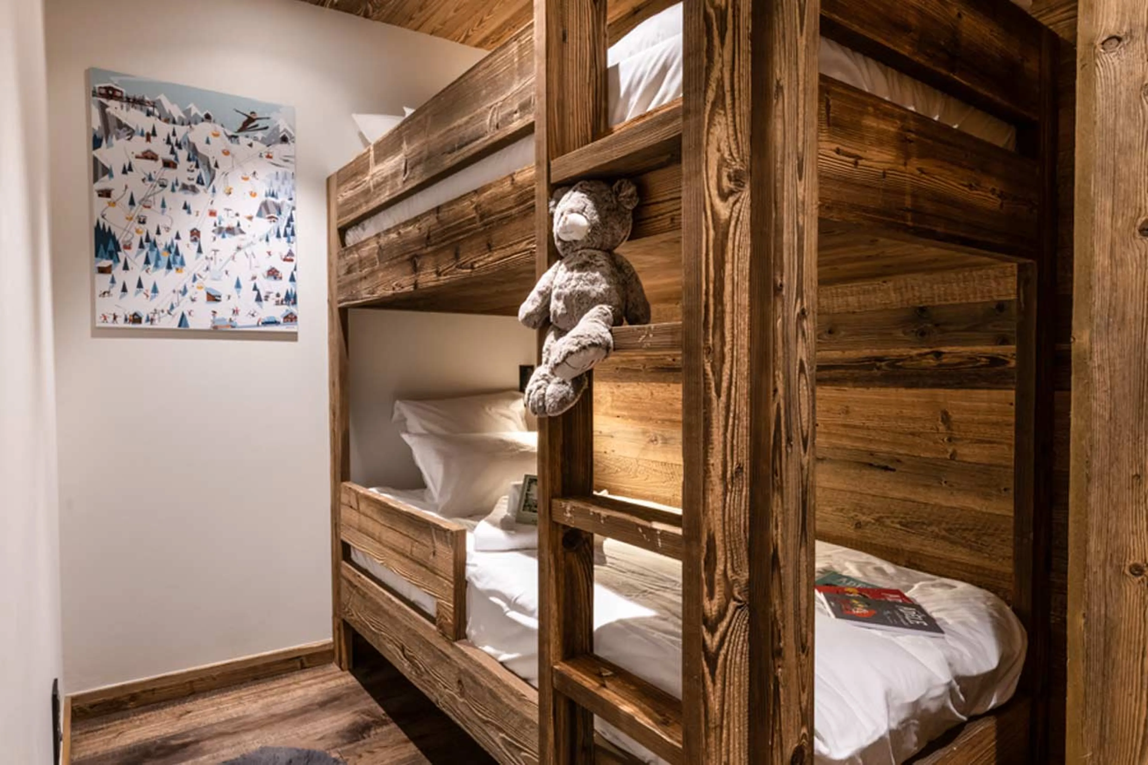 Bunk bedroom at Alaska Lodge 3 in Val d'Isere