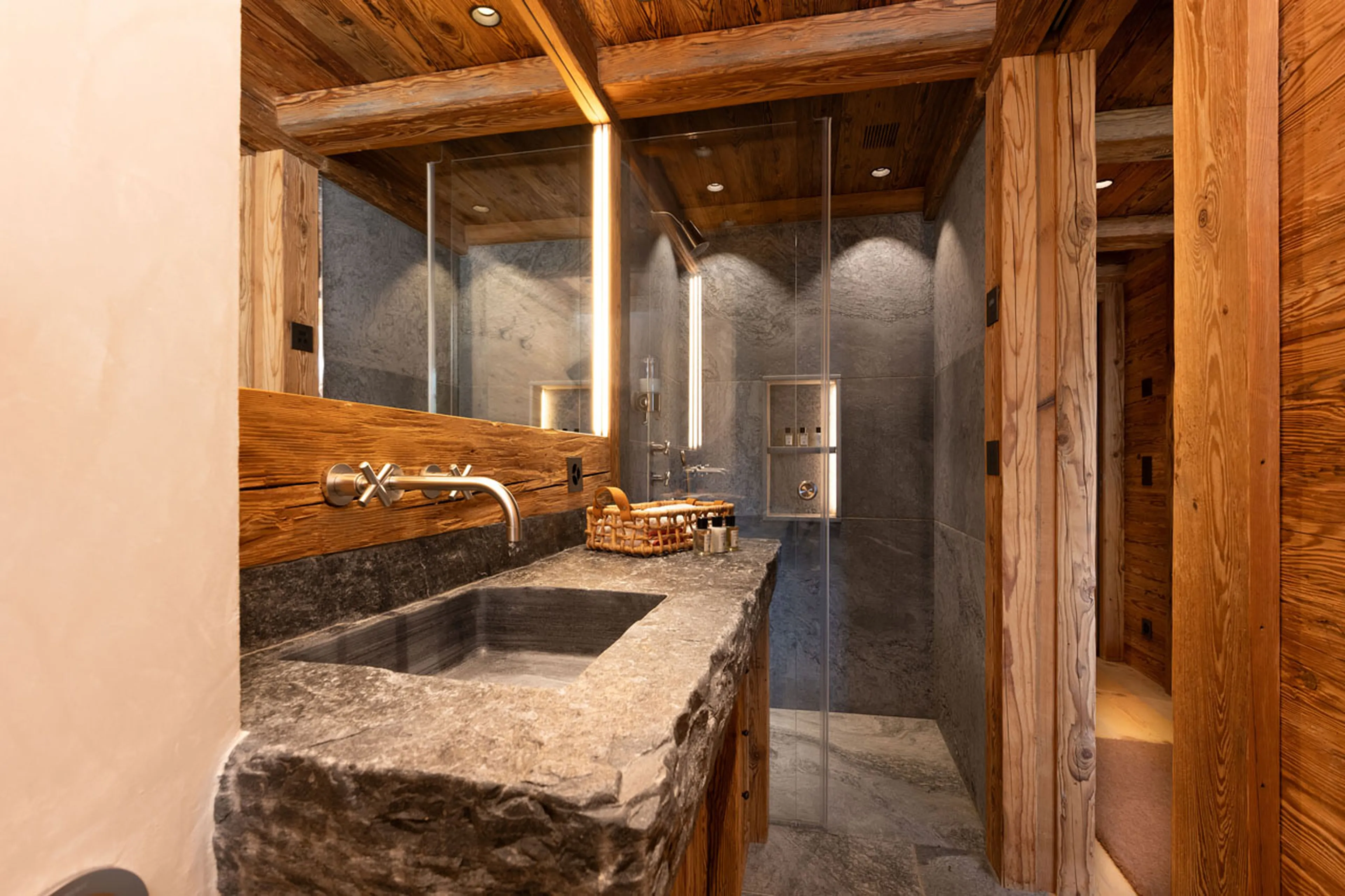 Shower room at Alex Penthouse in Verbier