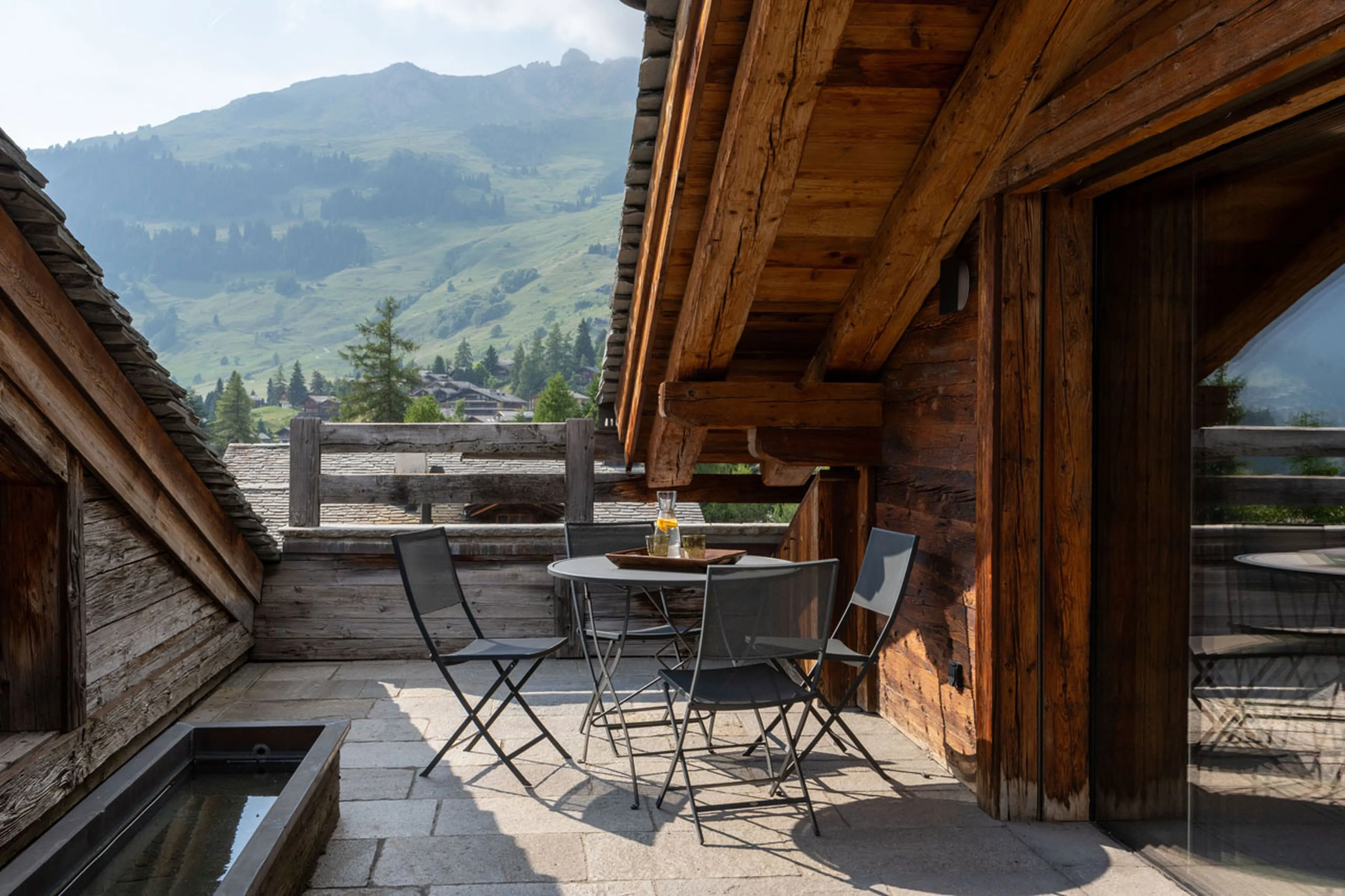 Terrace at Alex Penthouse in Verbier