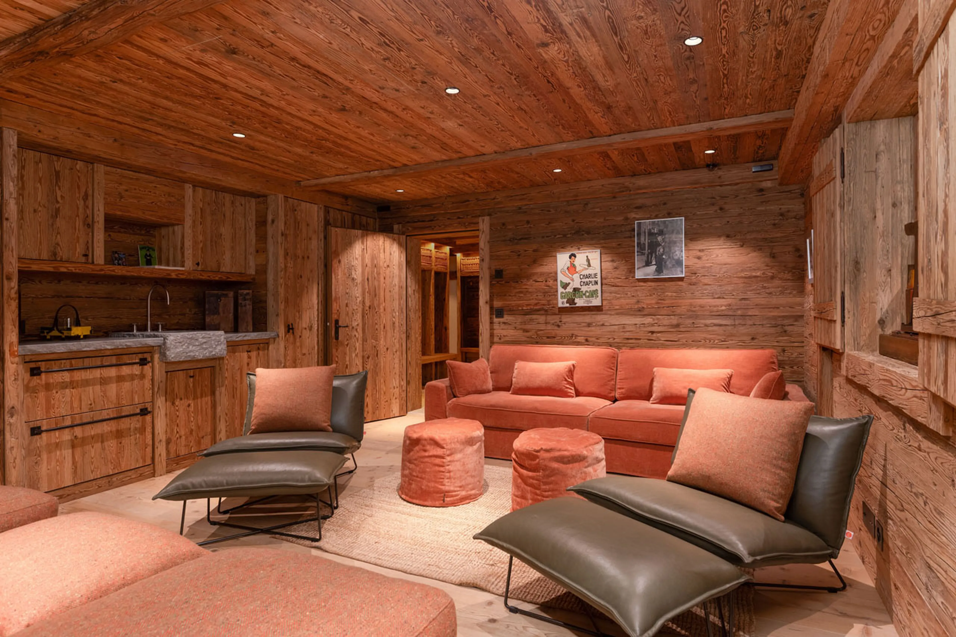 TV room at Alex Penthouse in Verbier