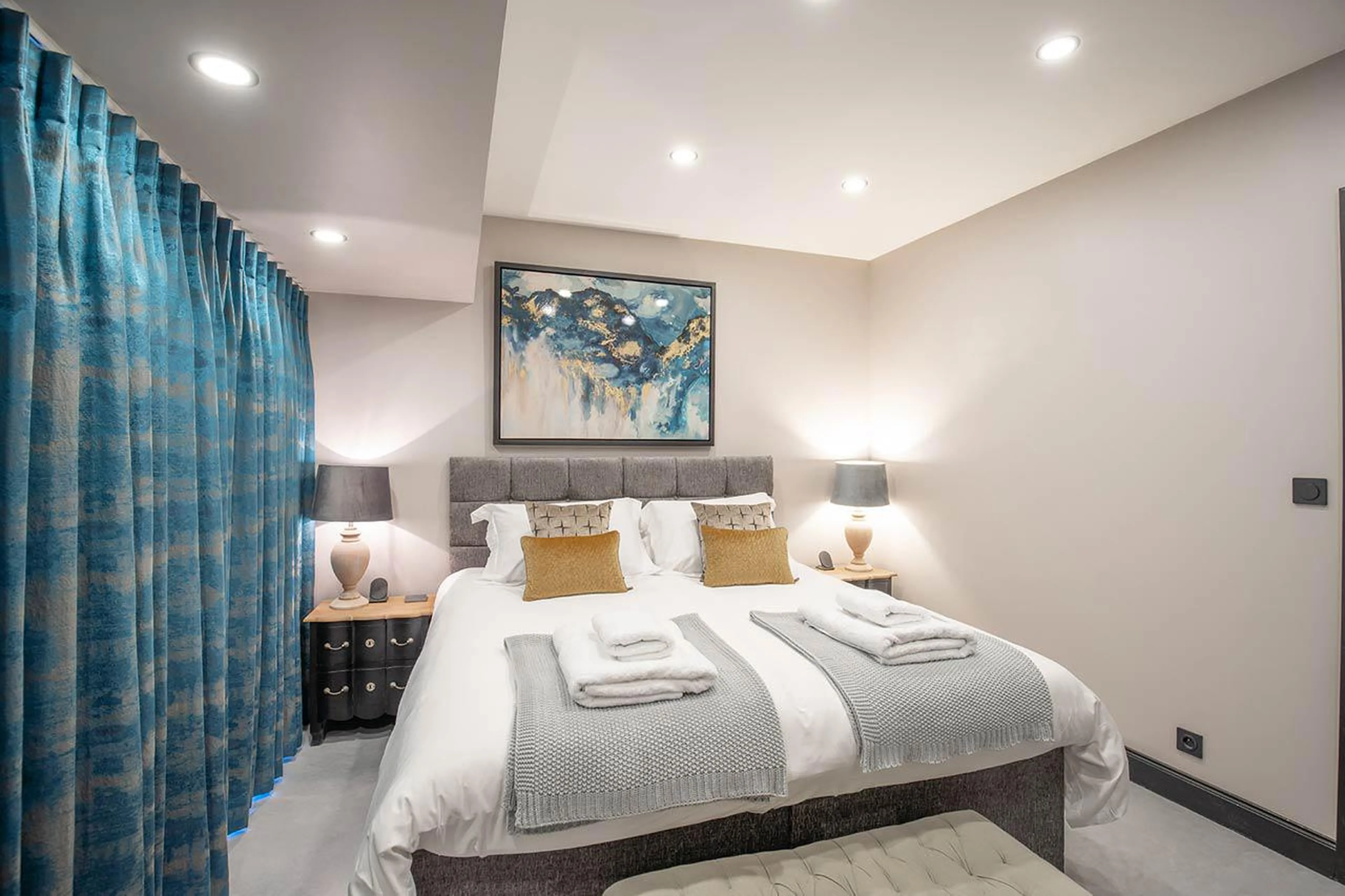 Bedroom one at Alpine Retreat in Morzine