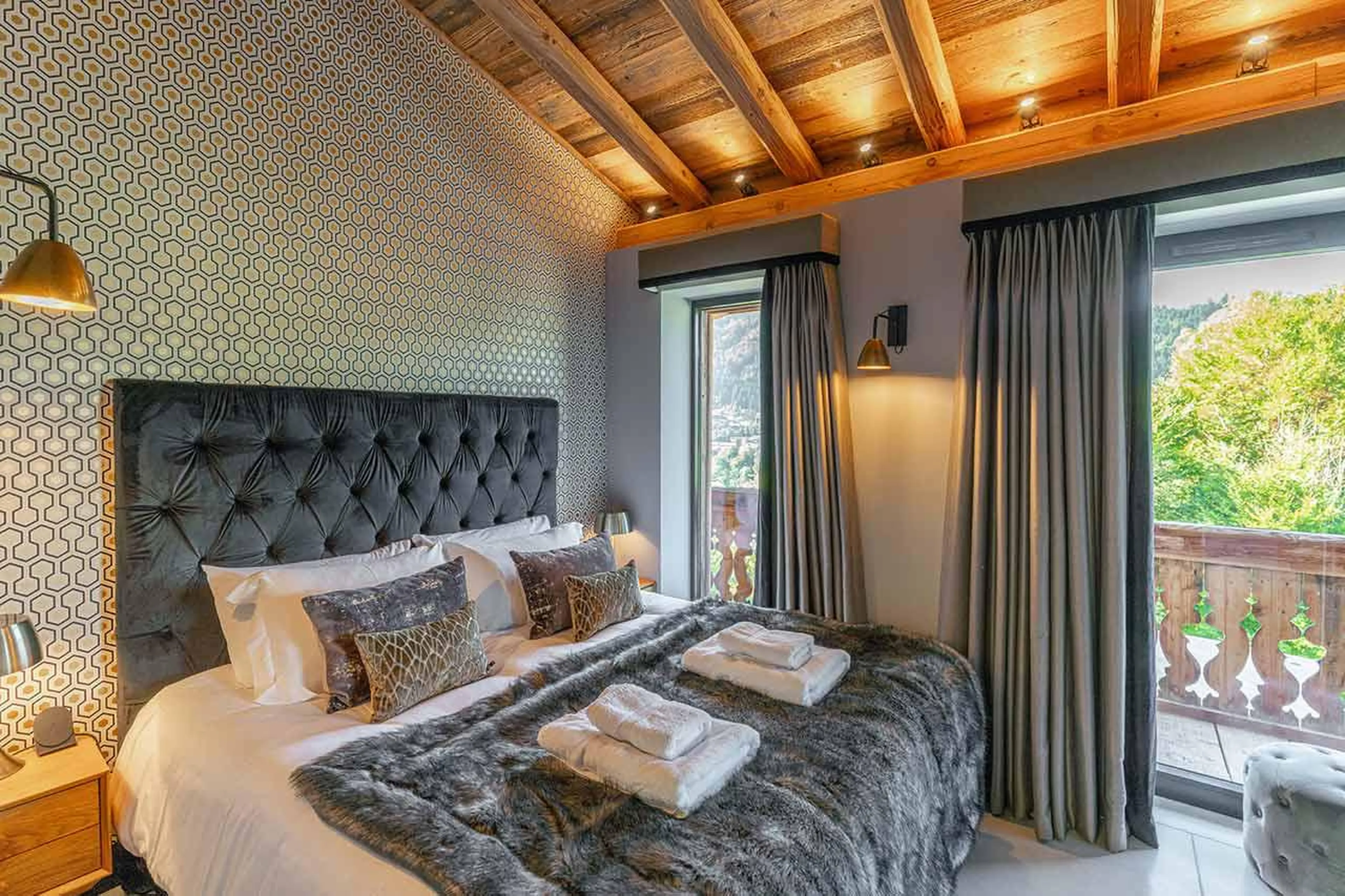 Bedroom three at Alpine Retreat in Morzine