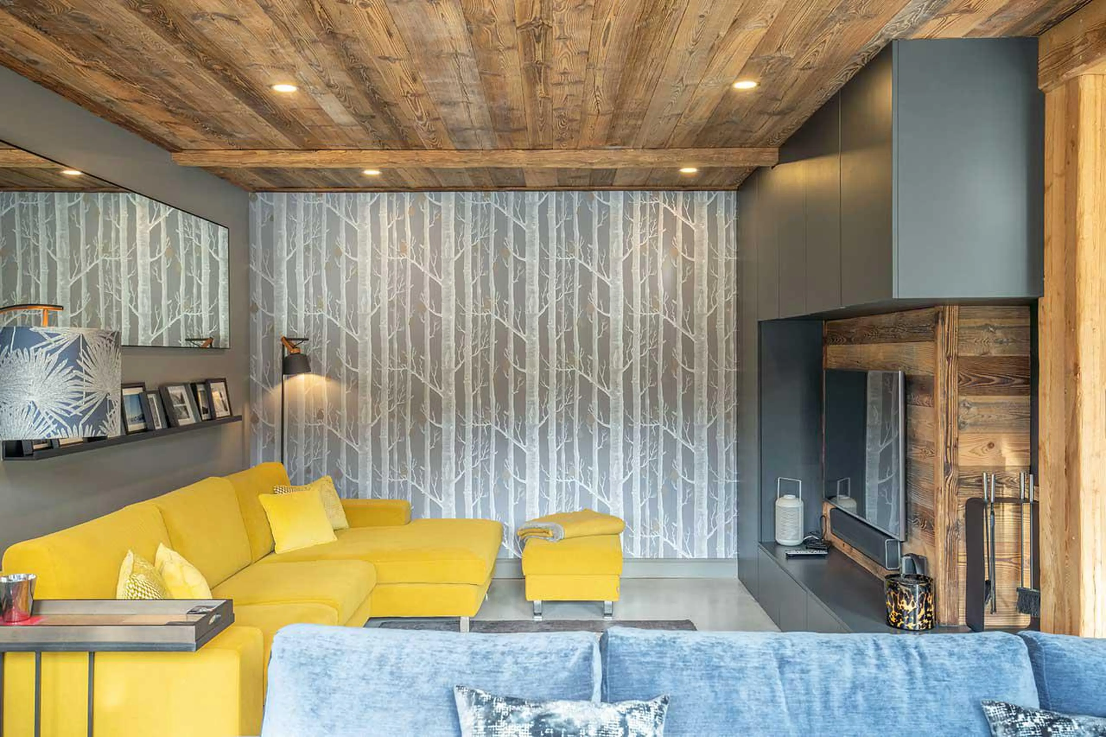 TV area at Alpine Retreat in Morzine