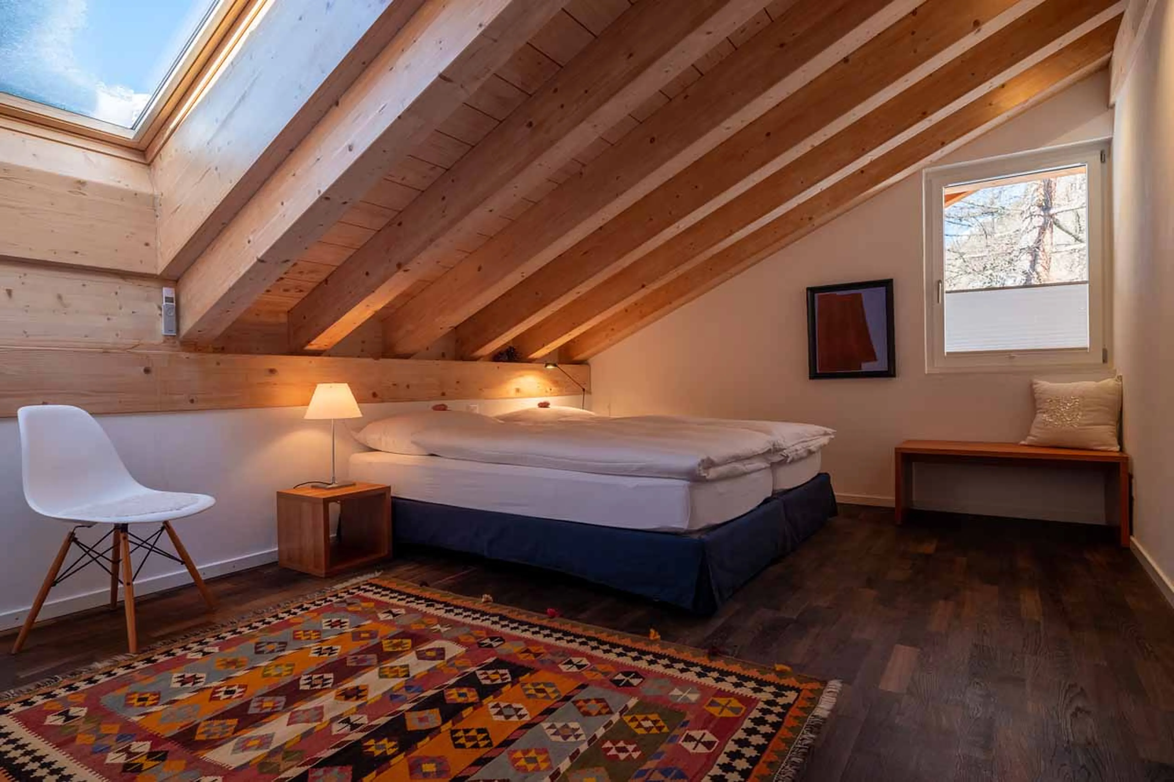 Bedroom three at Penthouse Altesse in Zermatt