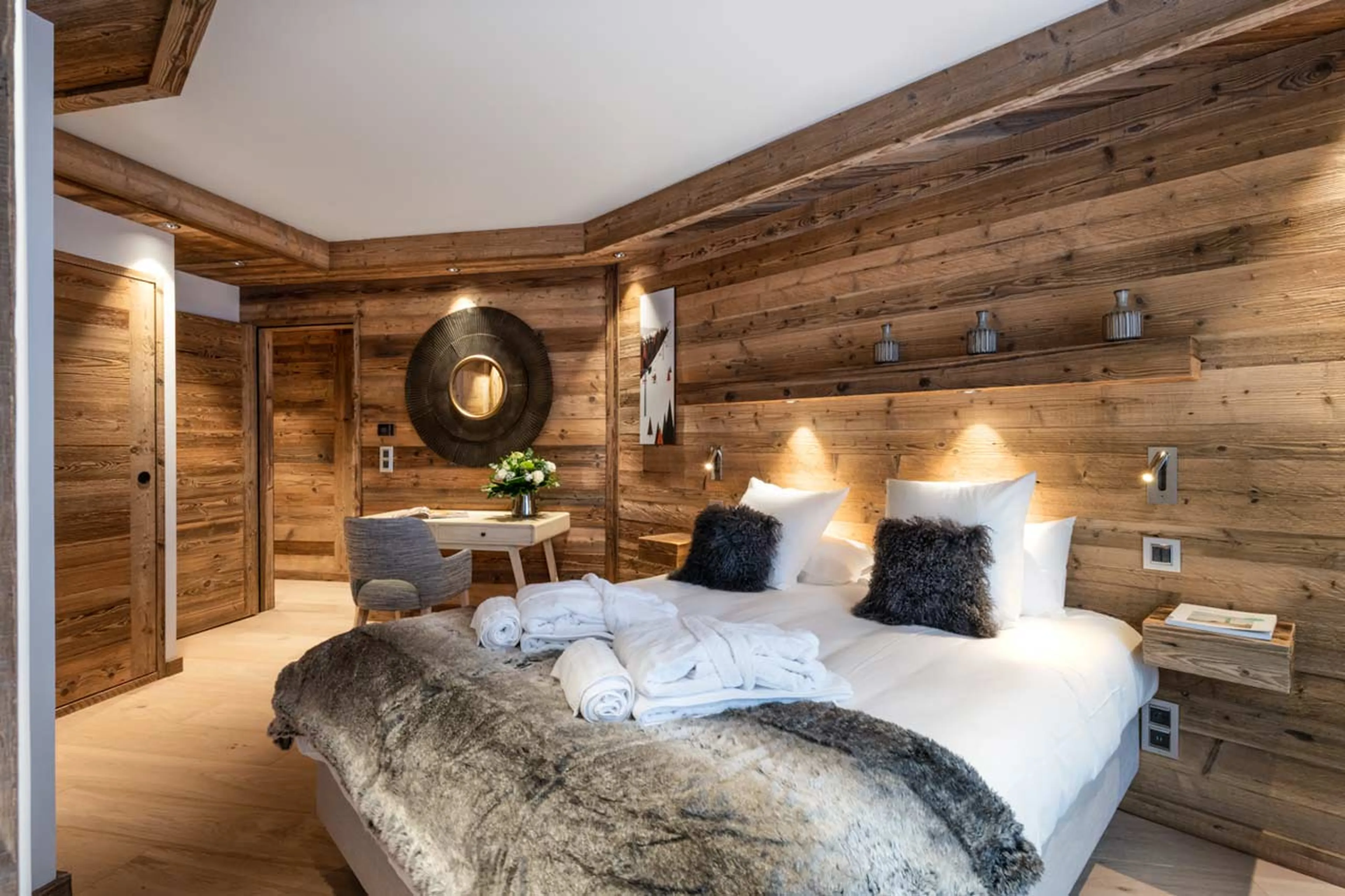 Bedroom two at Alaska Lodge 2 in Val d'Isere