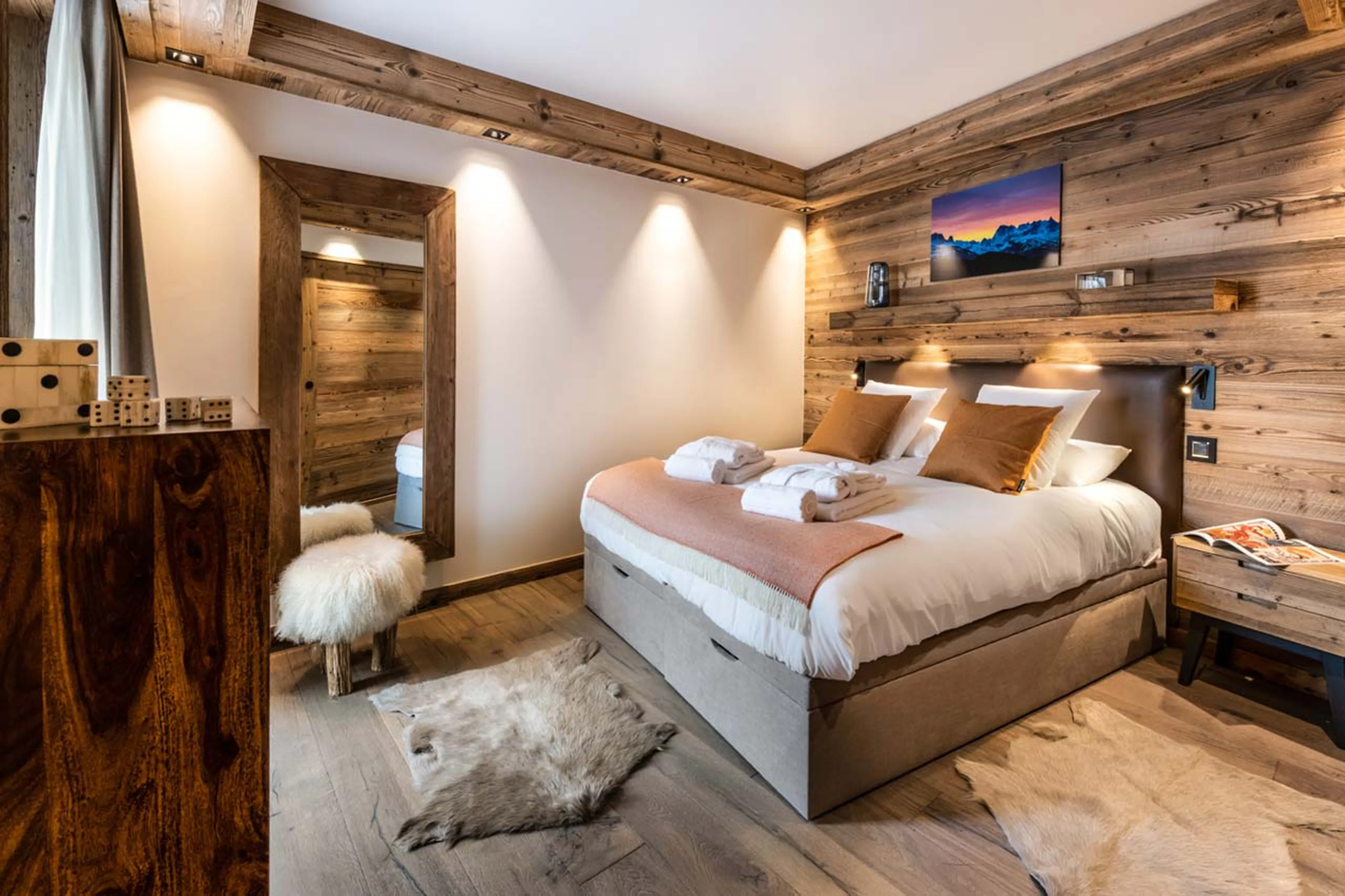 Bedroom three at Alaska Lodge 4 in Val d'Isere