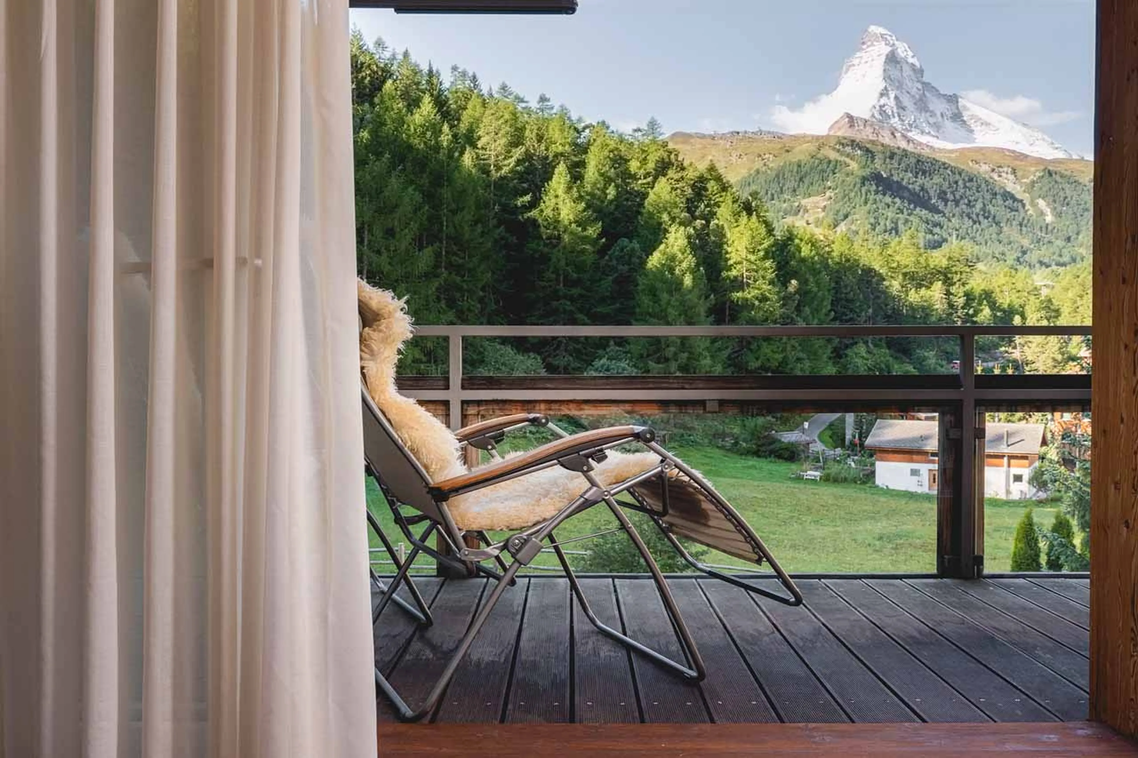 View of the Matterhorn from the balcony