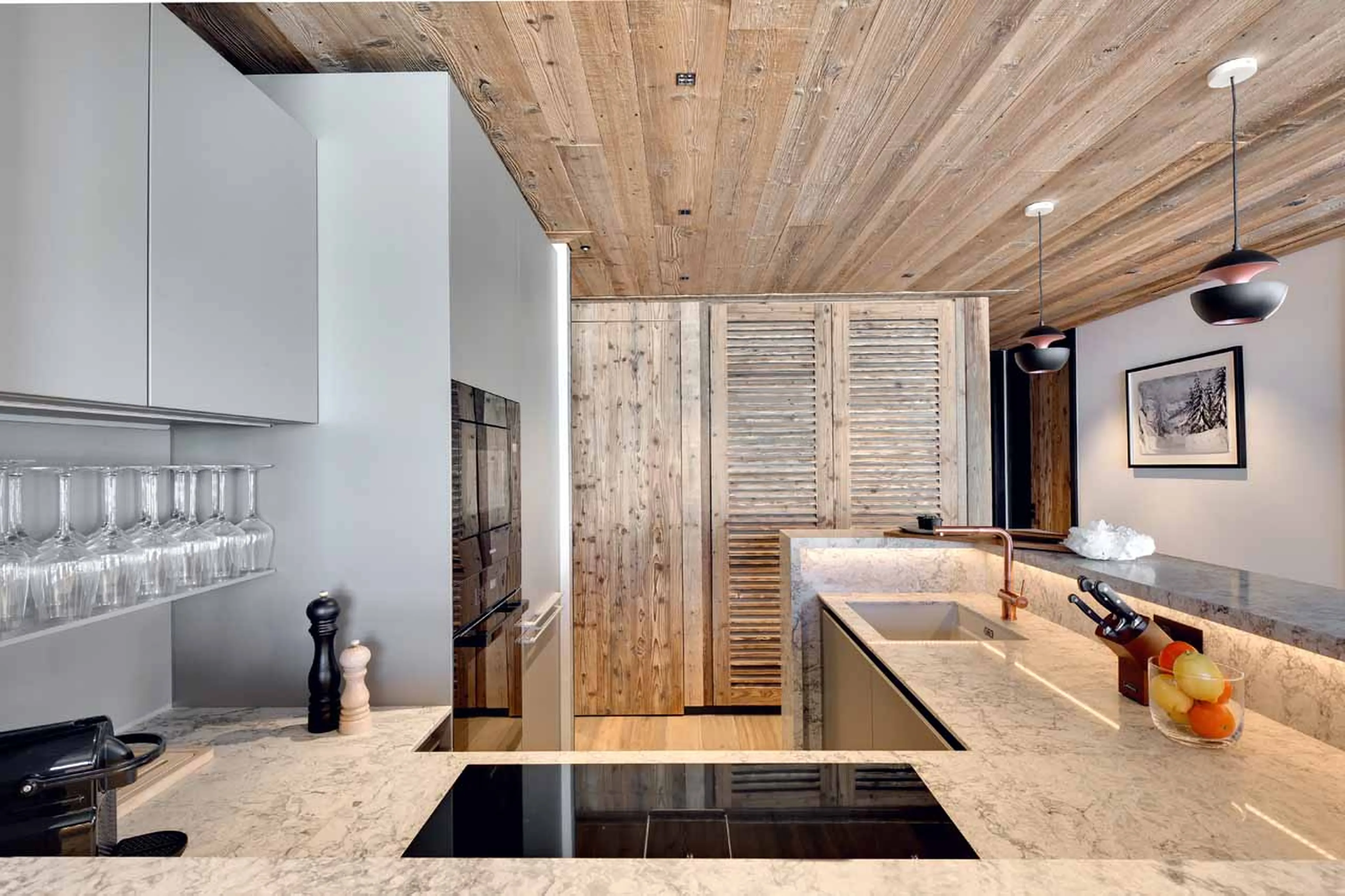 Kitchen at Apartment Antares Mira 102