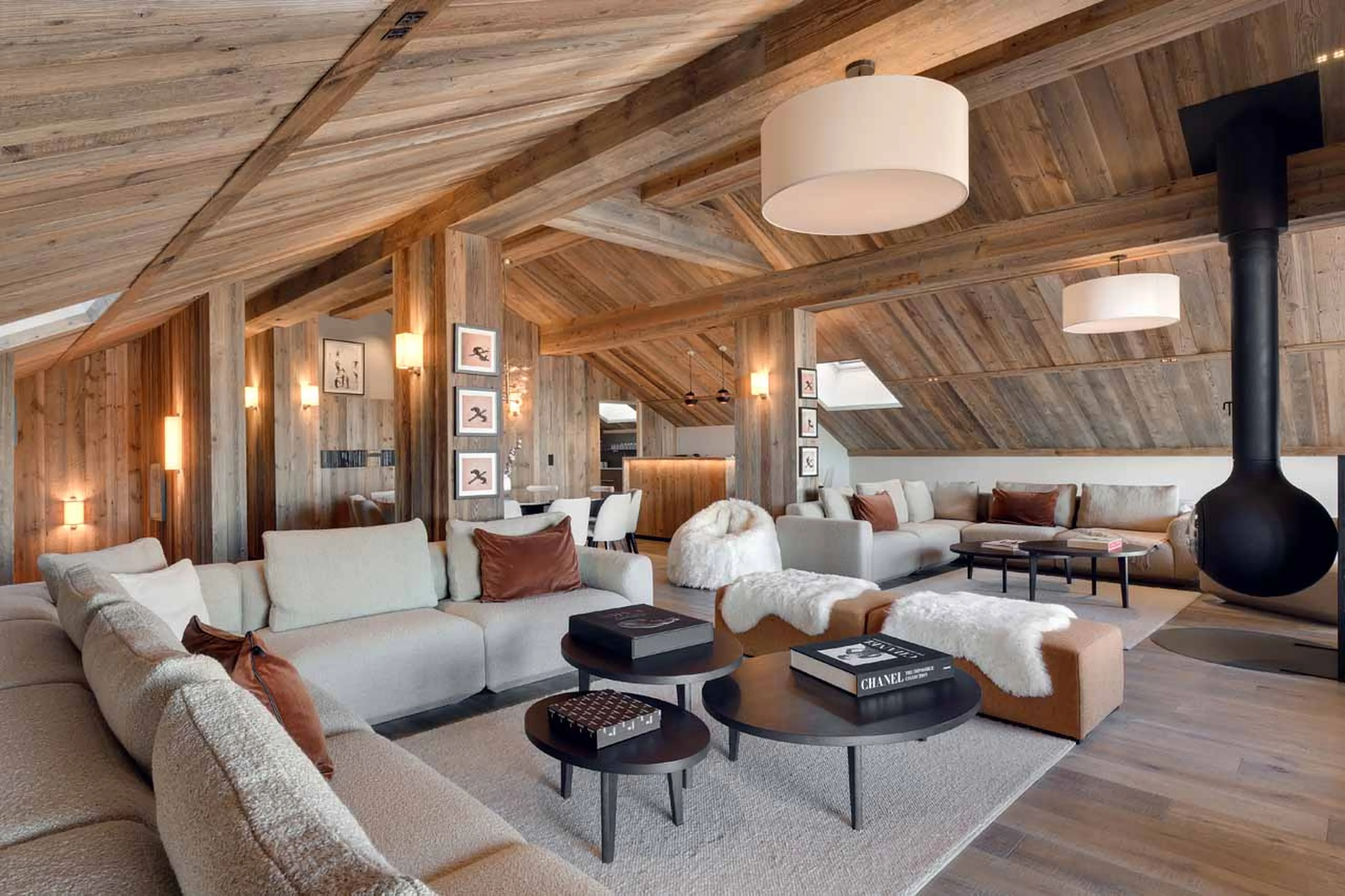 Living area of Apartment Antares Mira 301 in Meribel