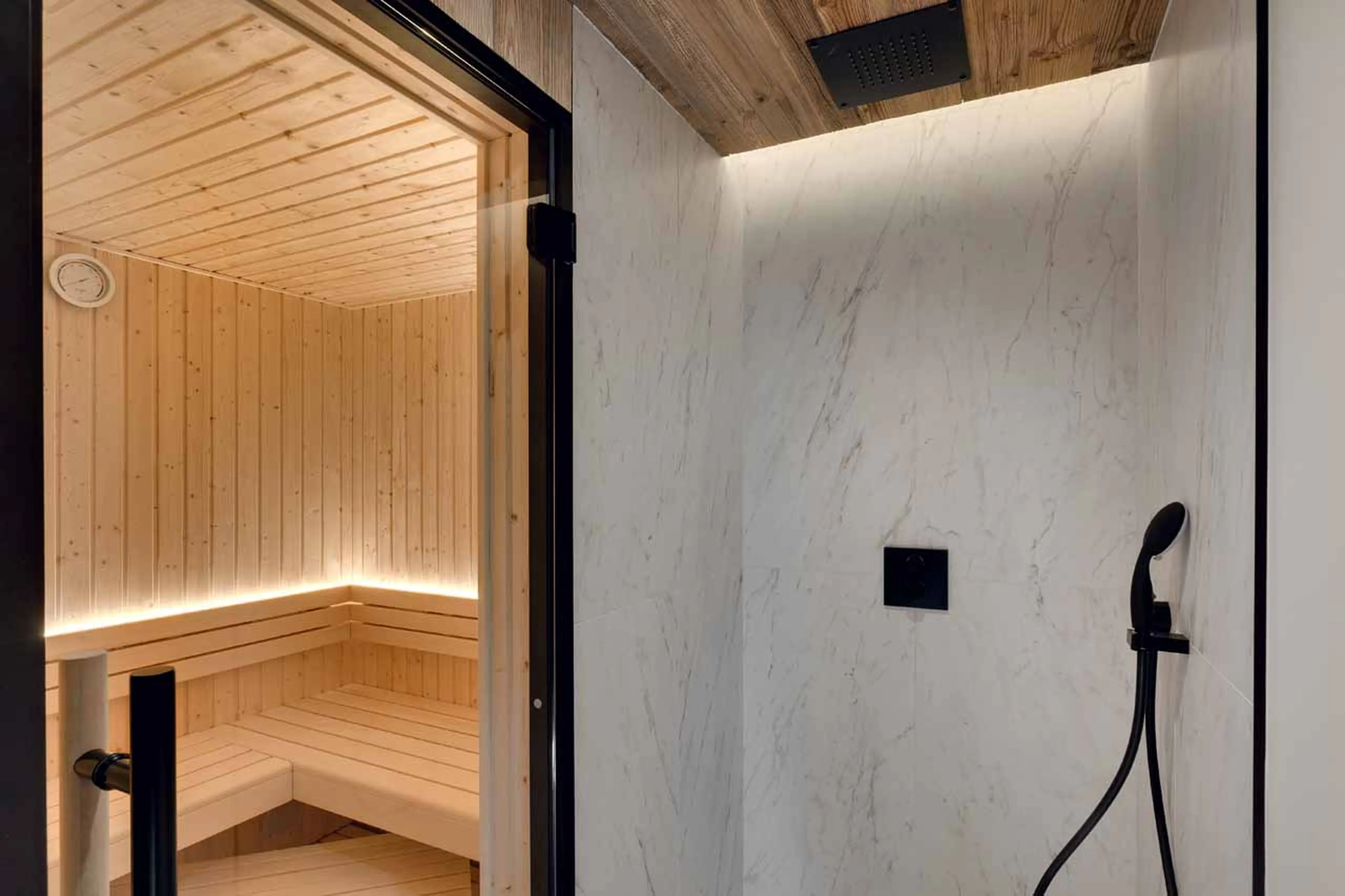 Sauna at Apartment Antares Naos 203 in Meribel