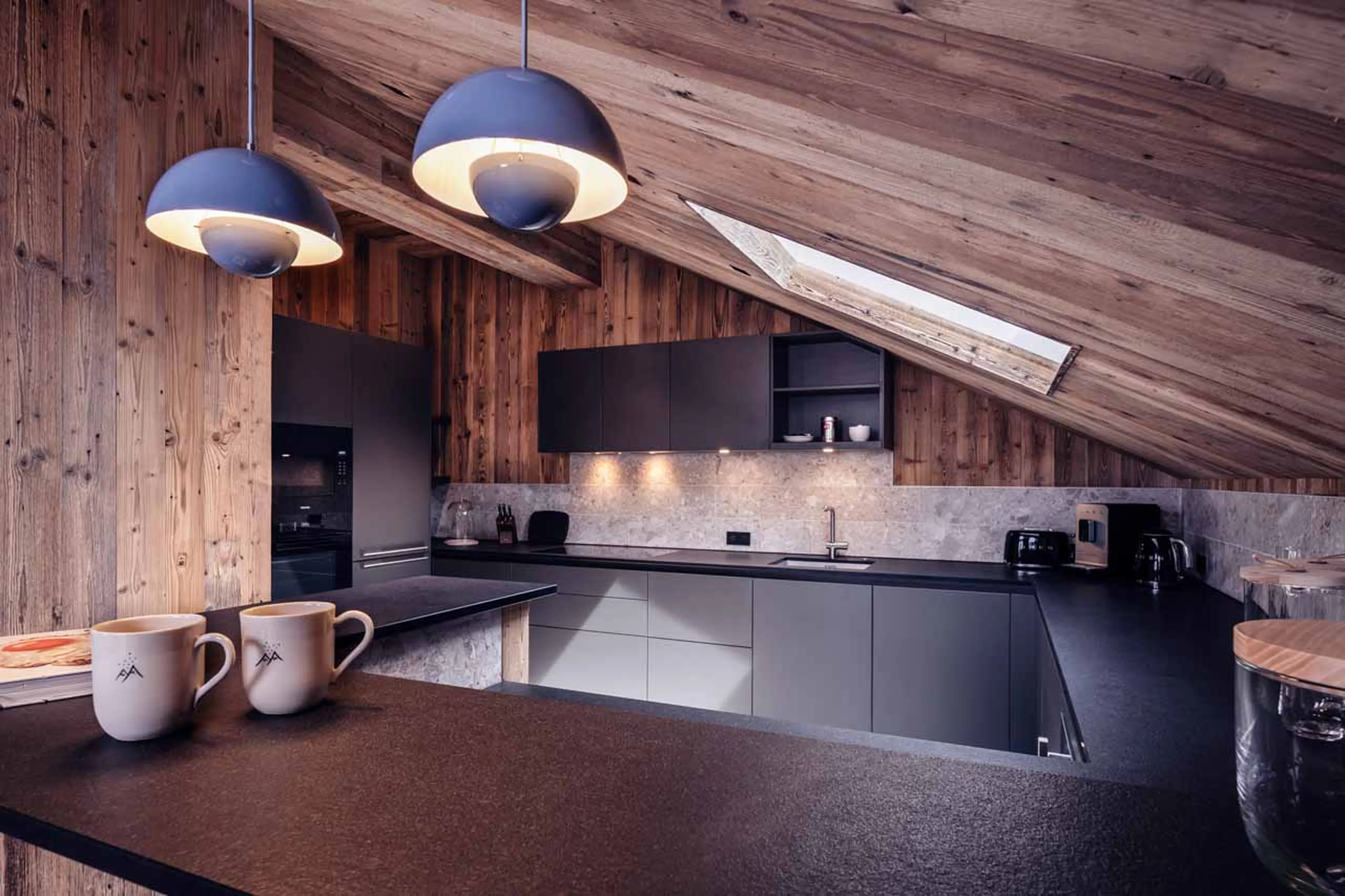 Kitchen at Apartment Antares Orion 301 in Meribel