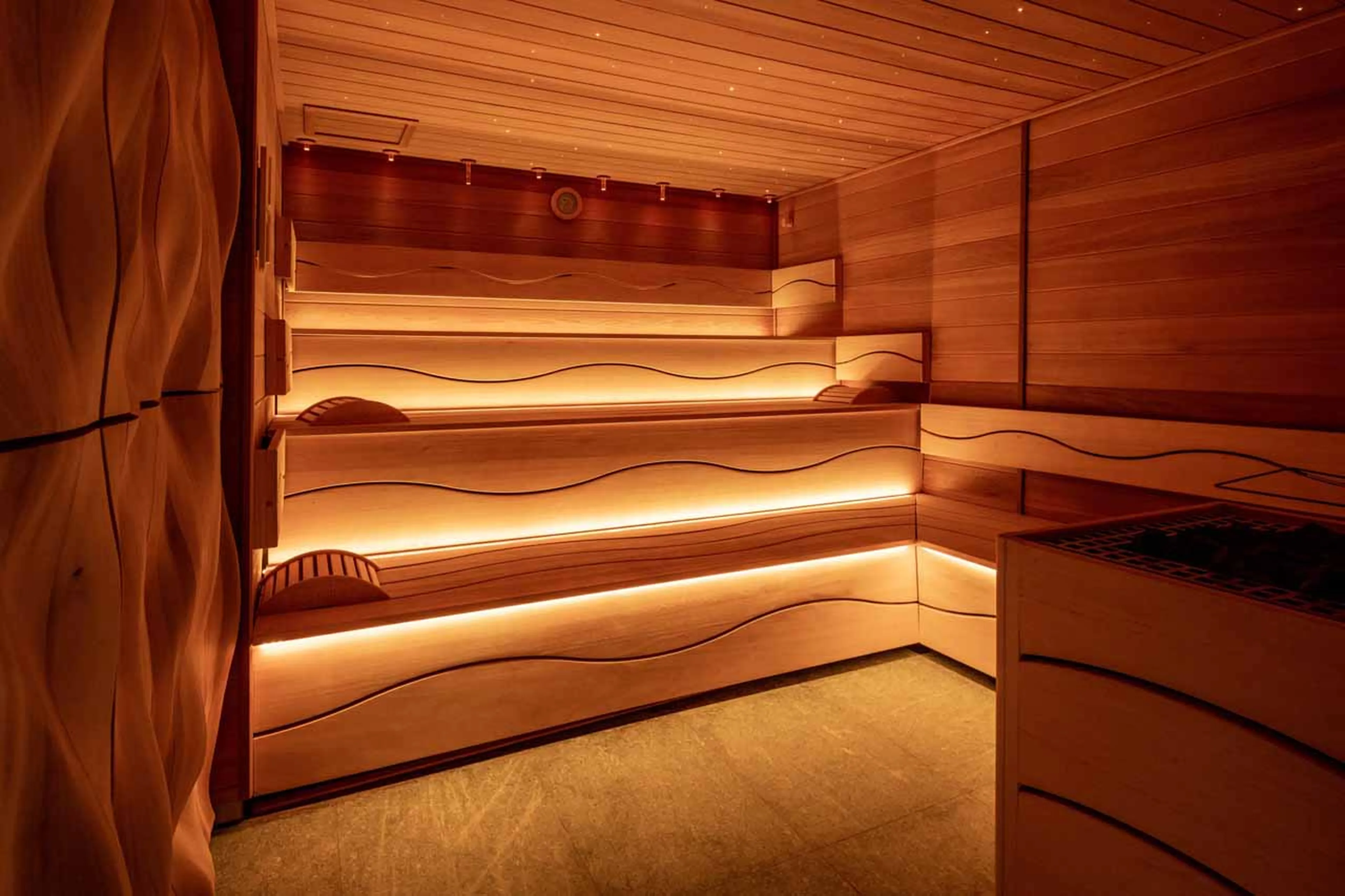 Shared spa sauna at Apartment Antares Orion 301 in Meribel