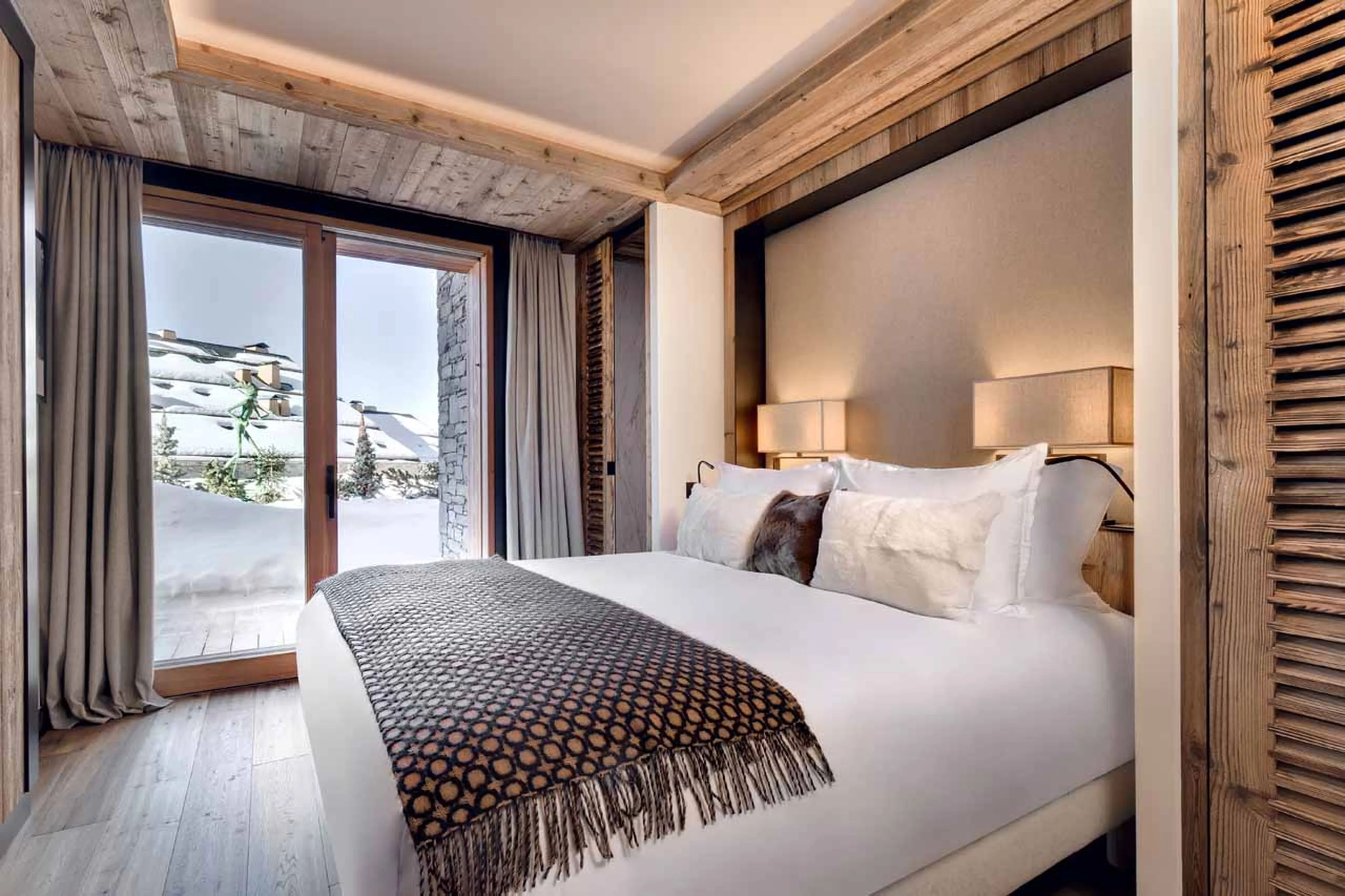 Bedroom one at Apartment Antares Stella 001 in Meribel