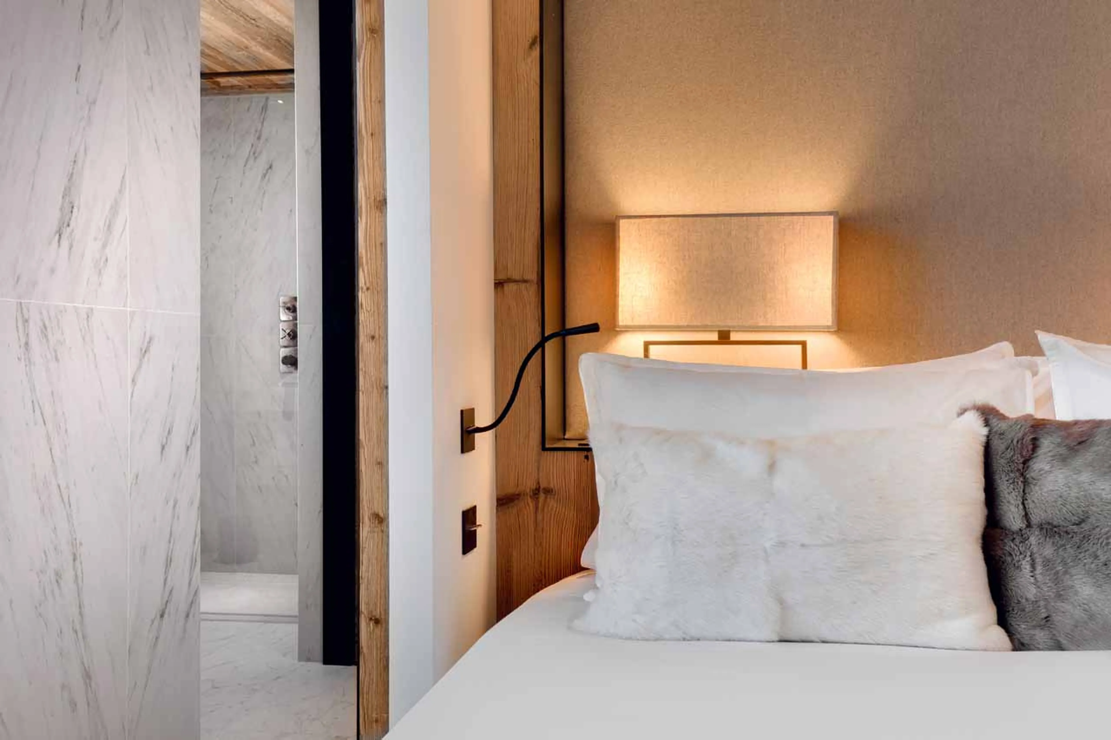 Bedroom one at Apartment Antares Stella 001 in Meribel