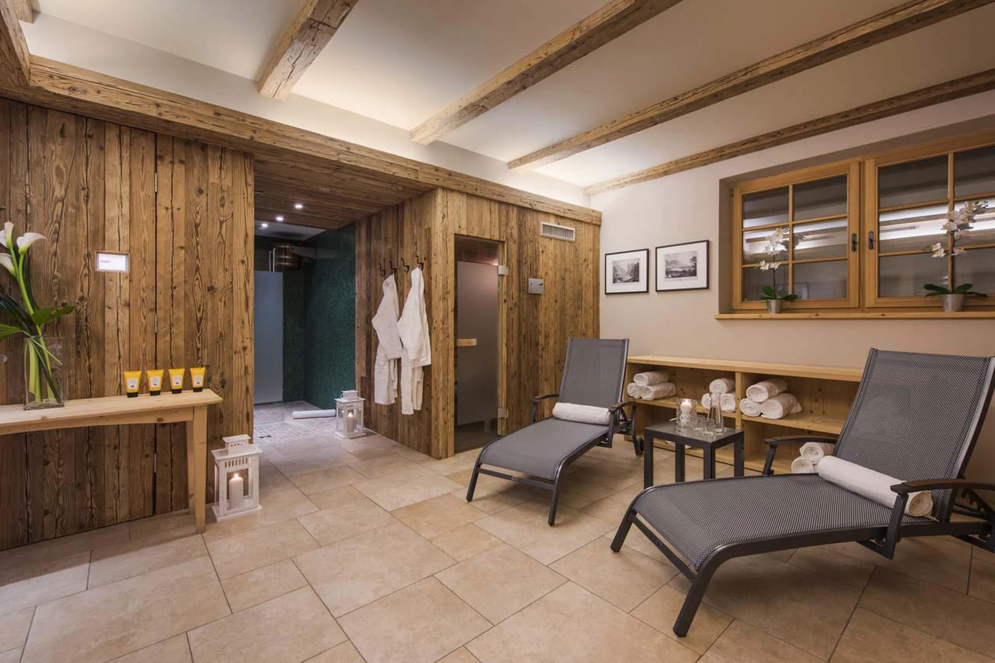 Spa relaxation area at Apartment Antoinette in St Anton