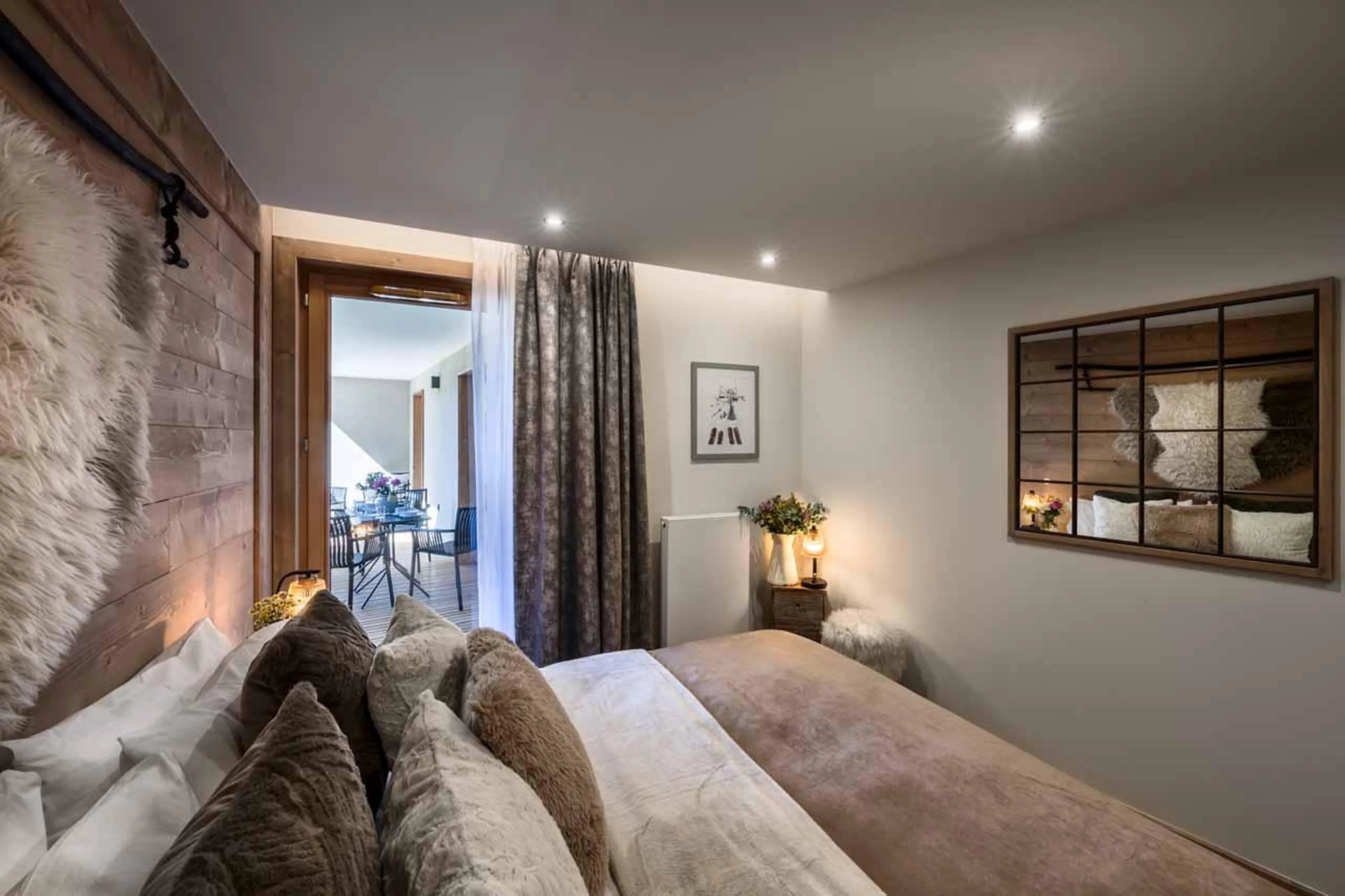 Bedroom two at Apartment Artois in Les Gets