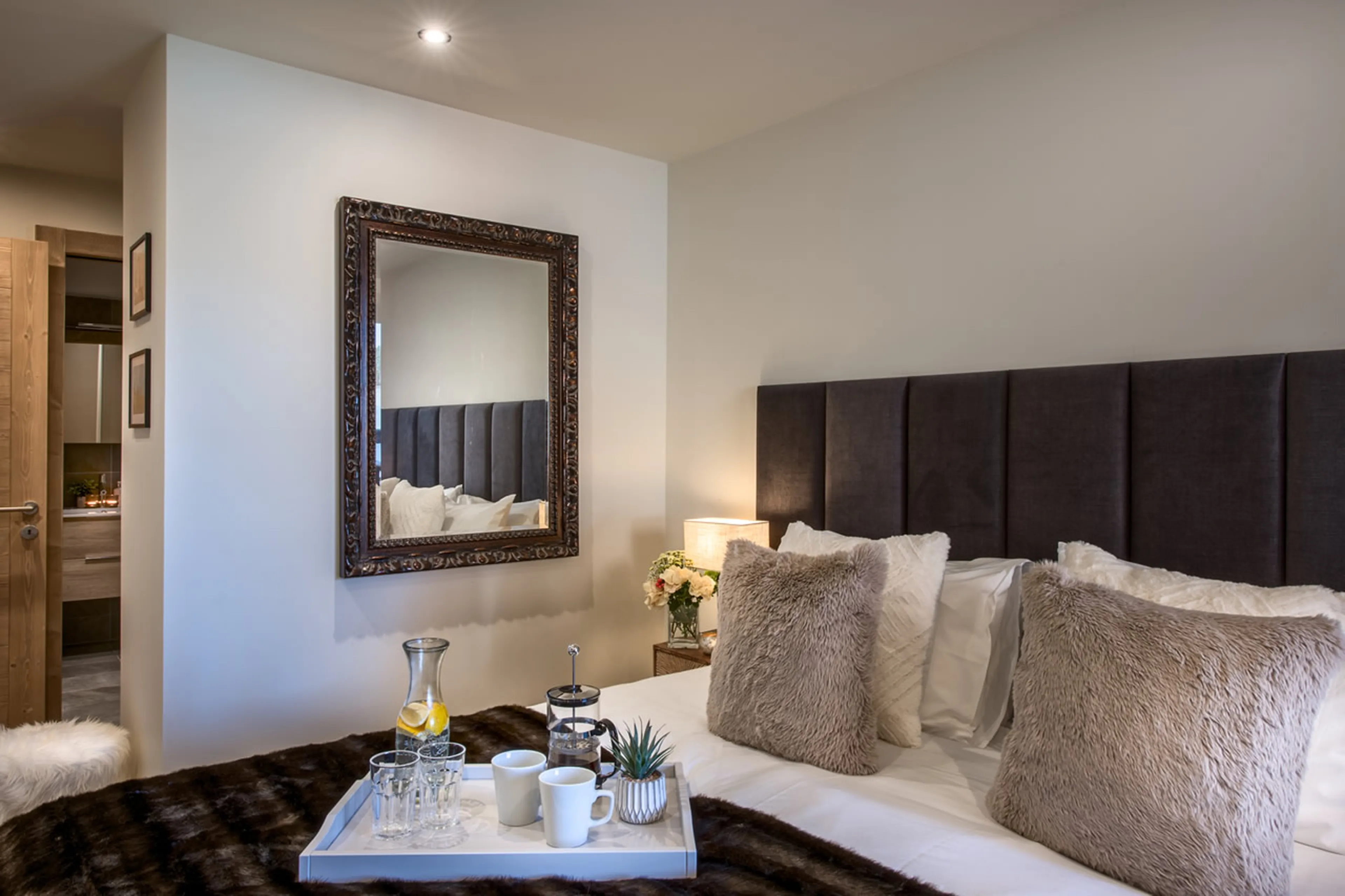 Access to en-suite at Apartment Artois in Les Gets