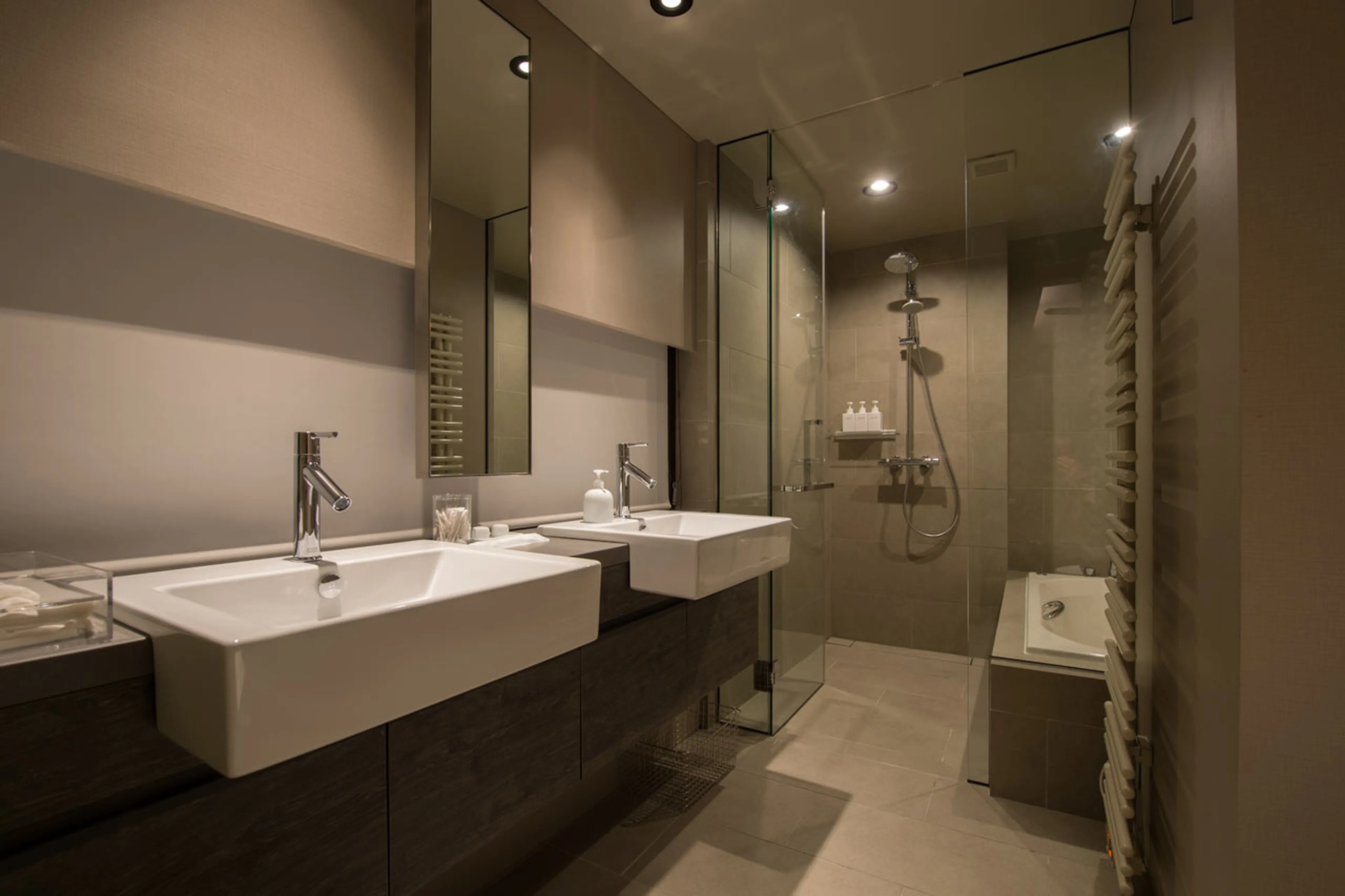 En-suite shower room at Apartment Aspect 2 in Niseko