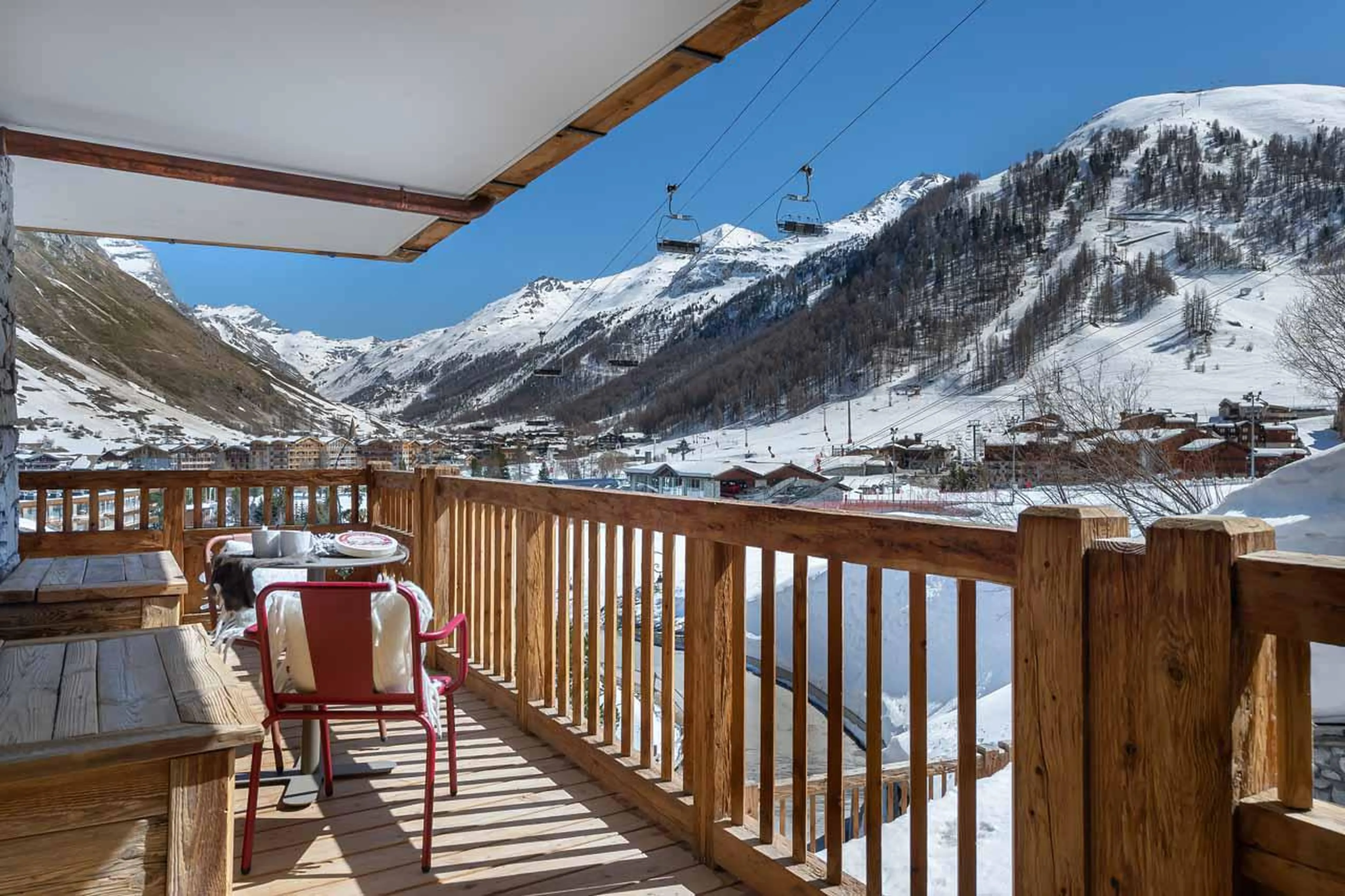Resort views in Apartment Best View, Val d'Isere