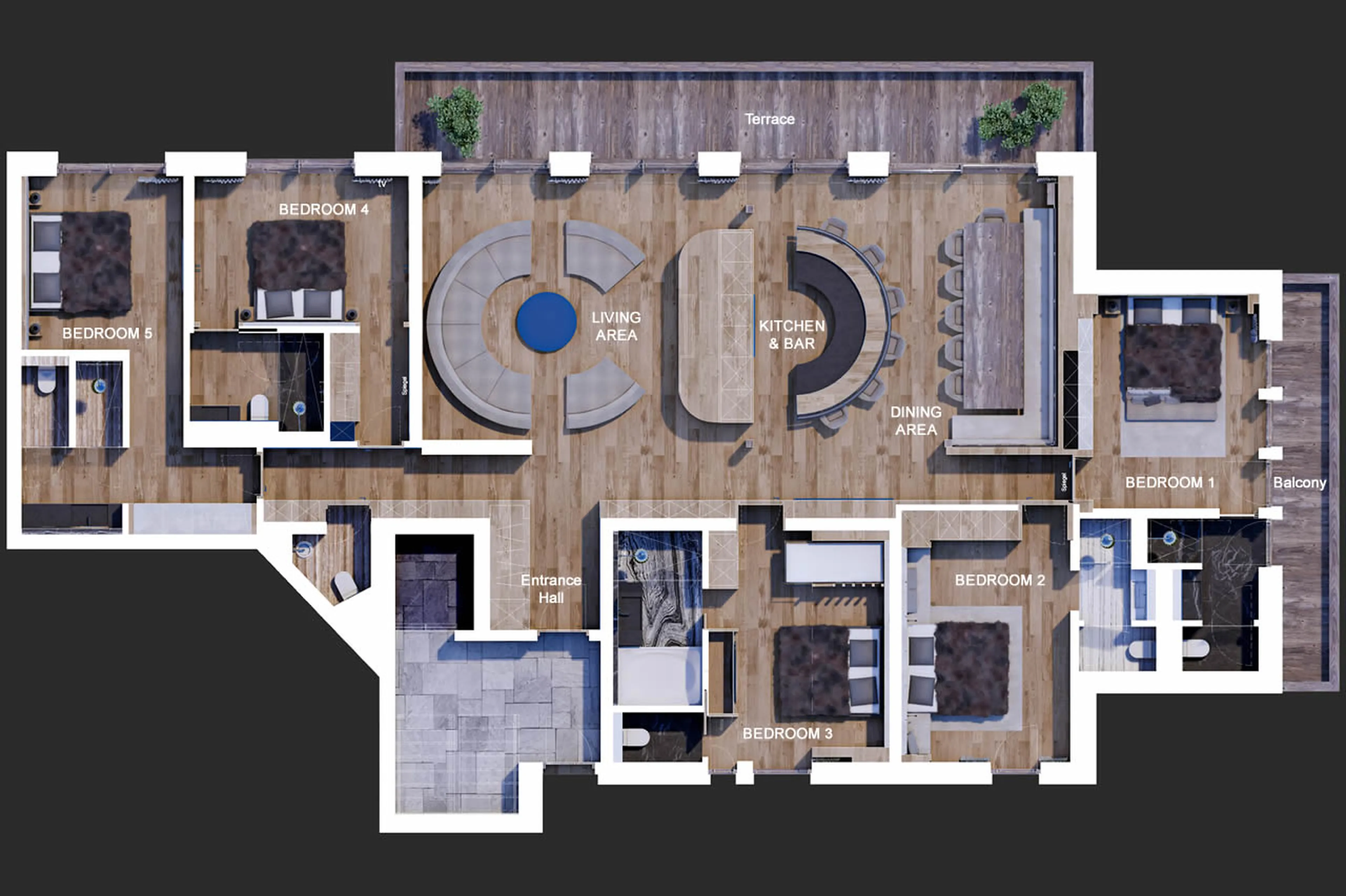 Floor plan of Apartment Big Tom in St Anton
