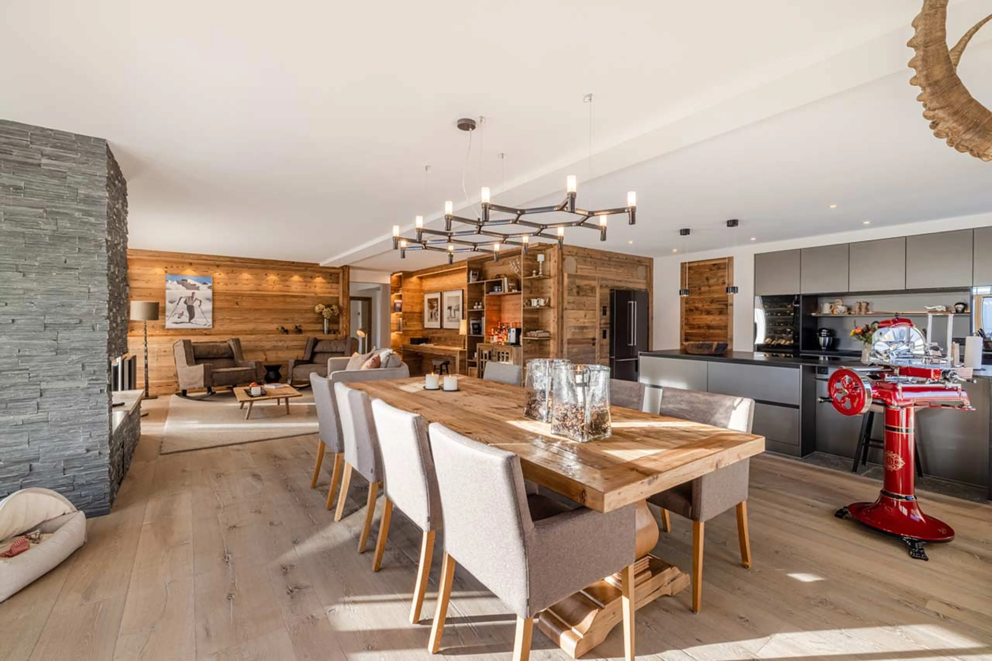 Dining area at Apartment Mountain Dream in Davos