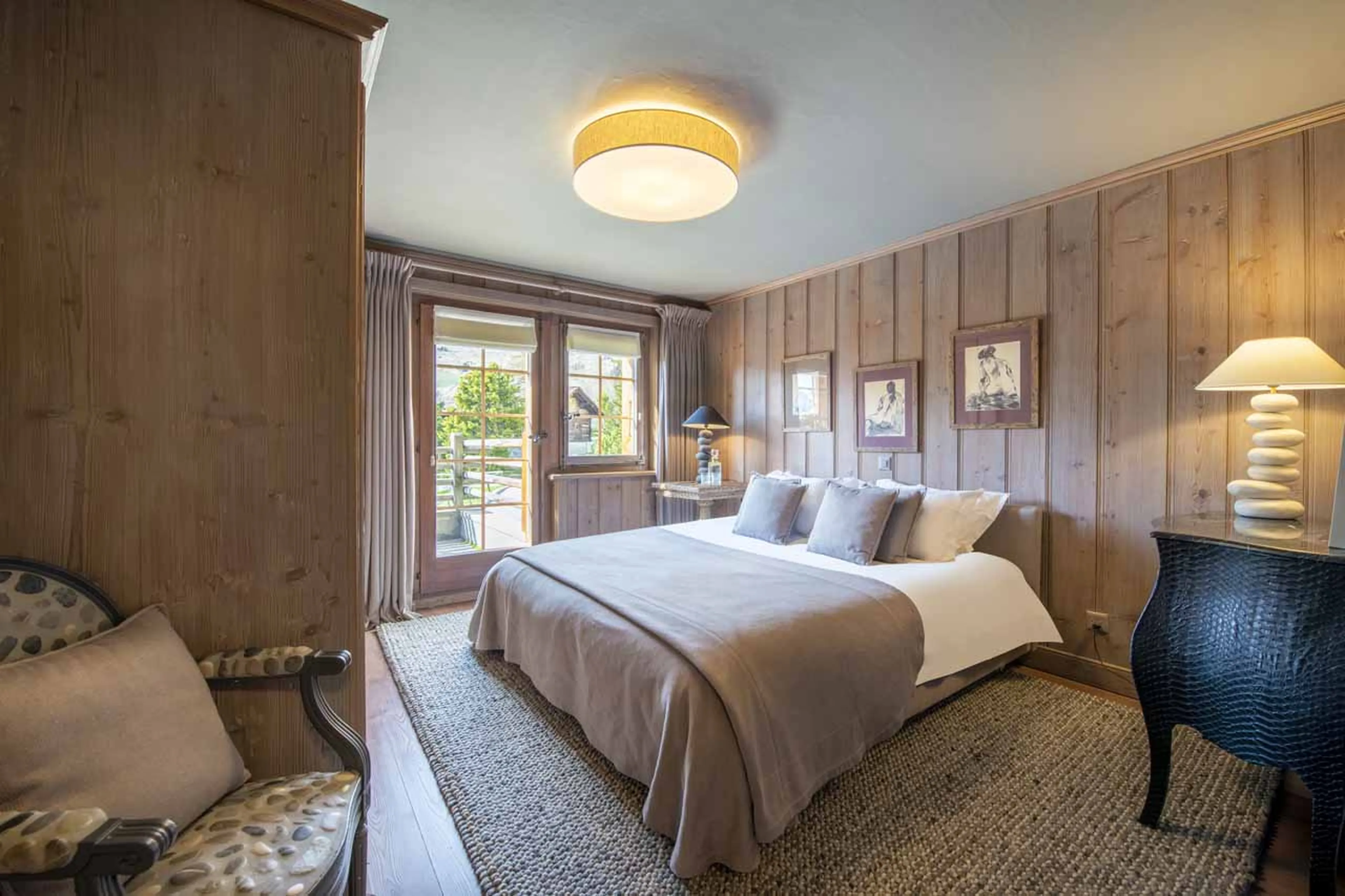 Bedroom two at Apartment Breithorn in Verbier