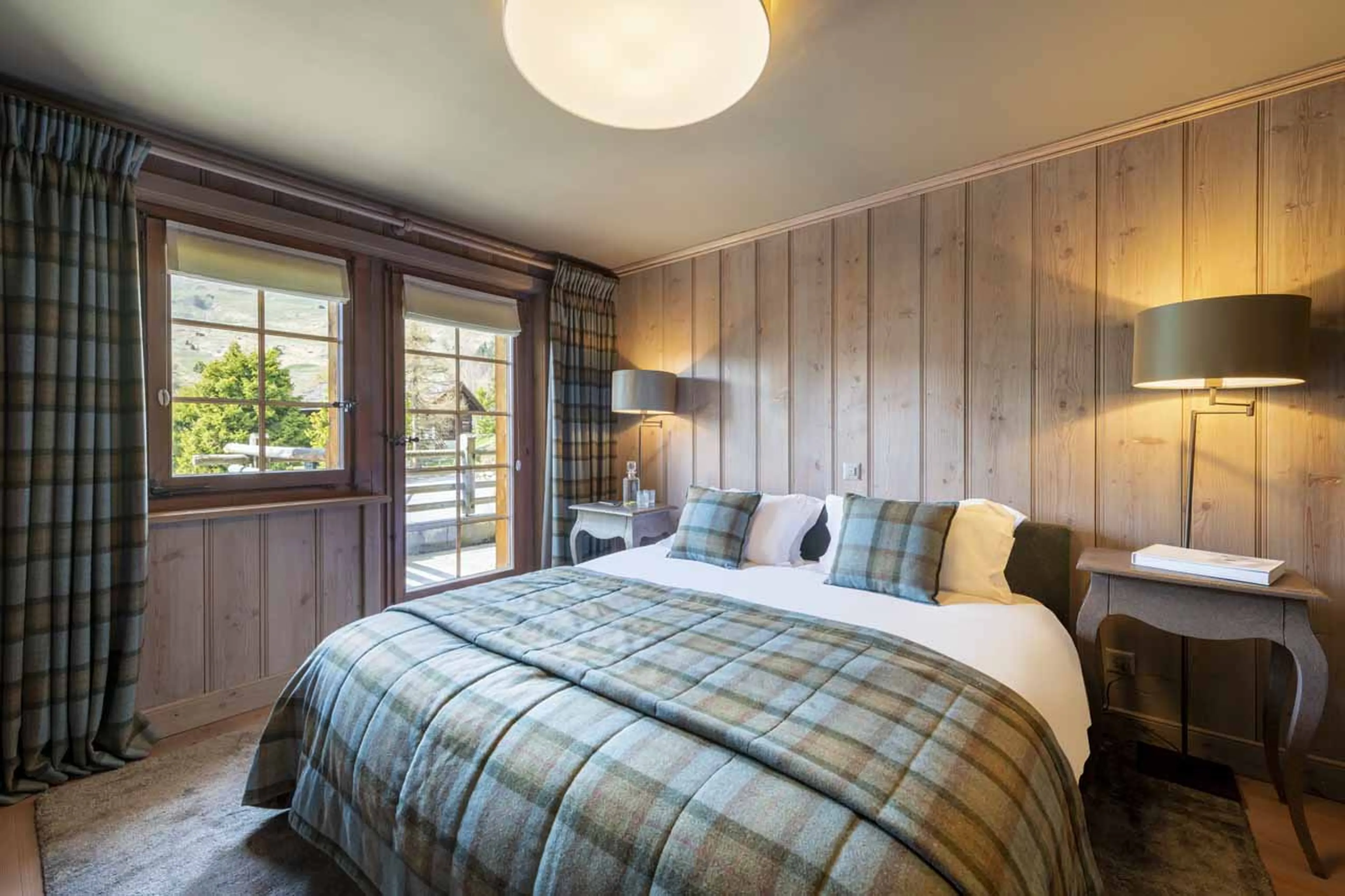 Bedroom three at Apartment Breithorn in Verbier