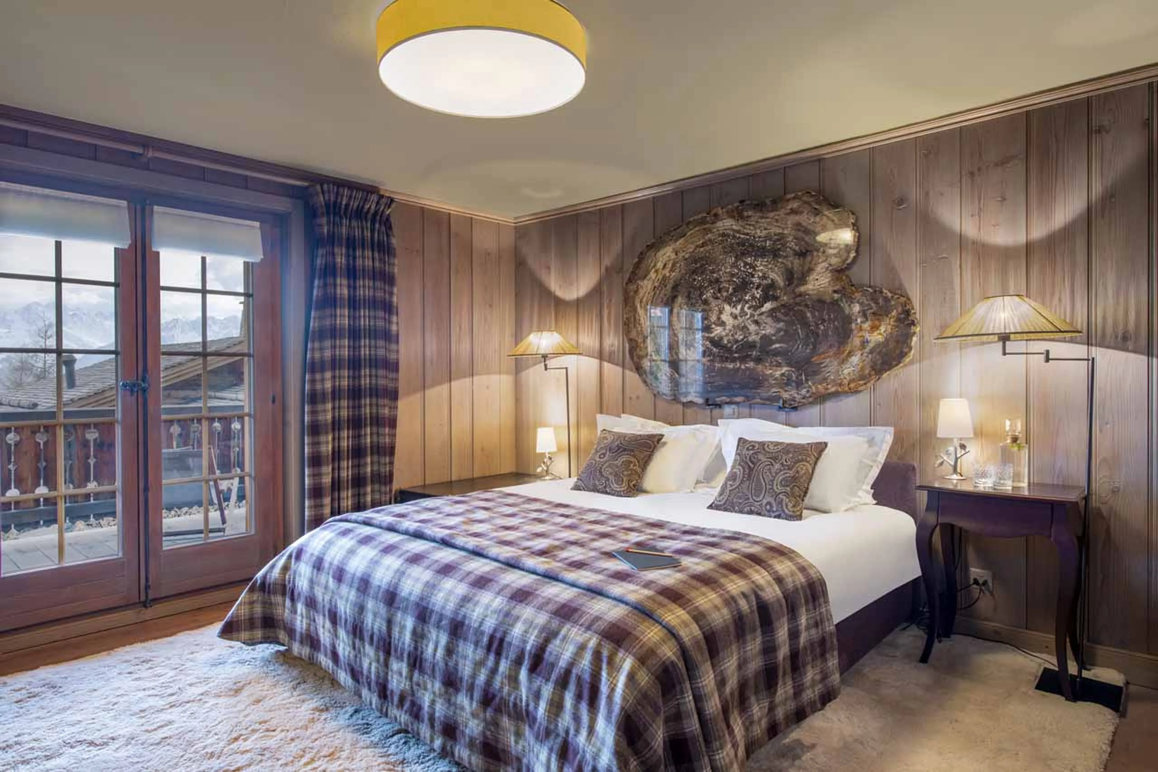 Bedroom four at Apartment Breithorn in Verbier
