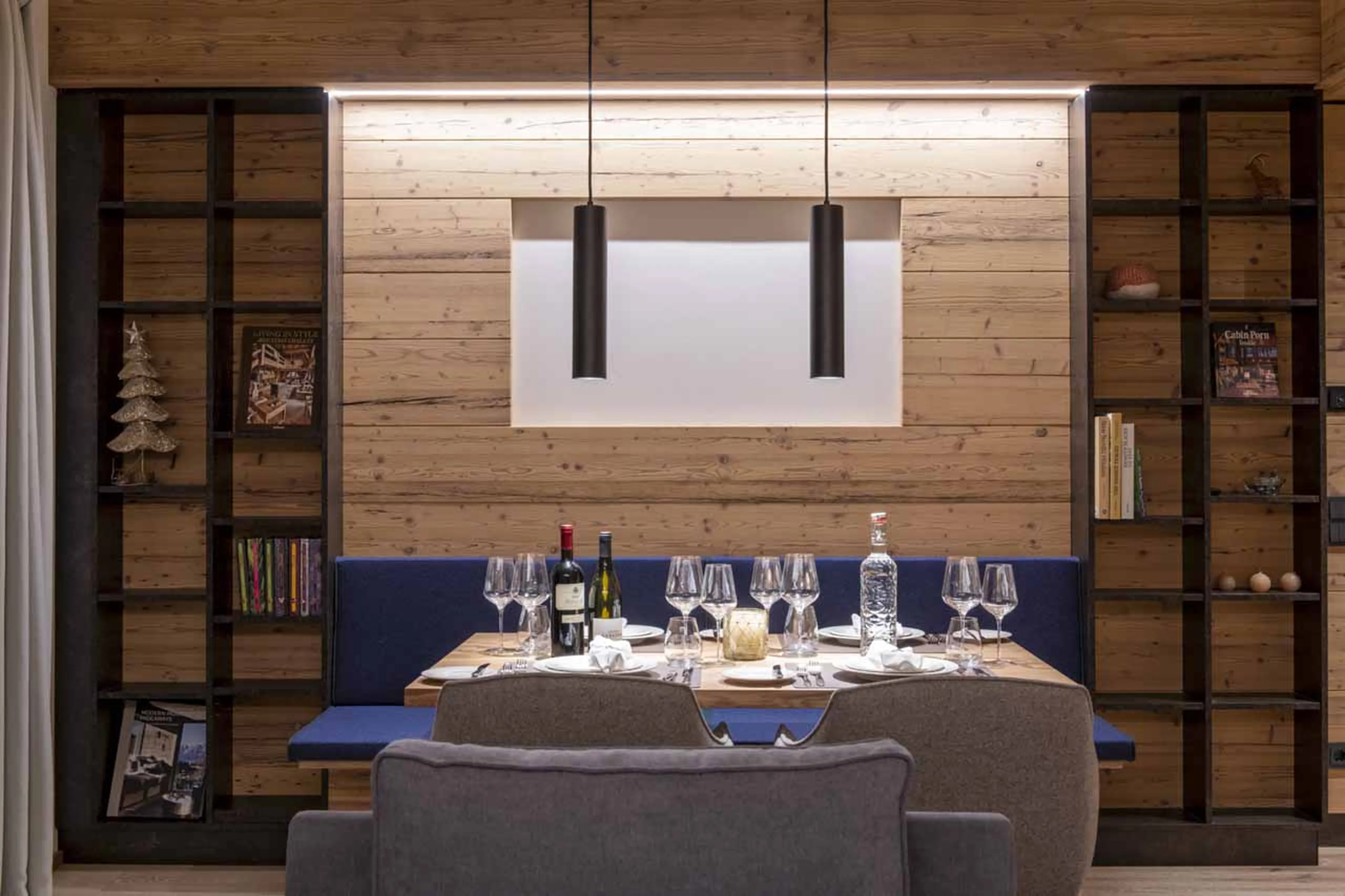 Dining table at Apartment Brunnenhof 1 in Lech