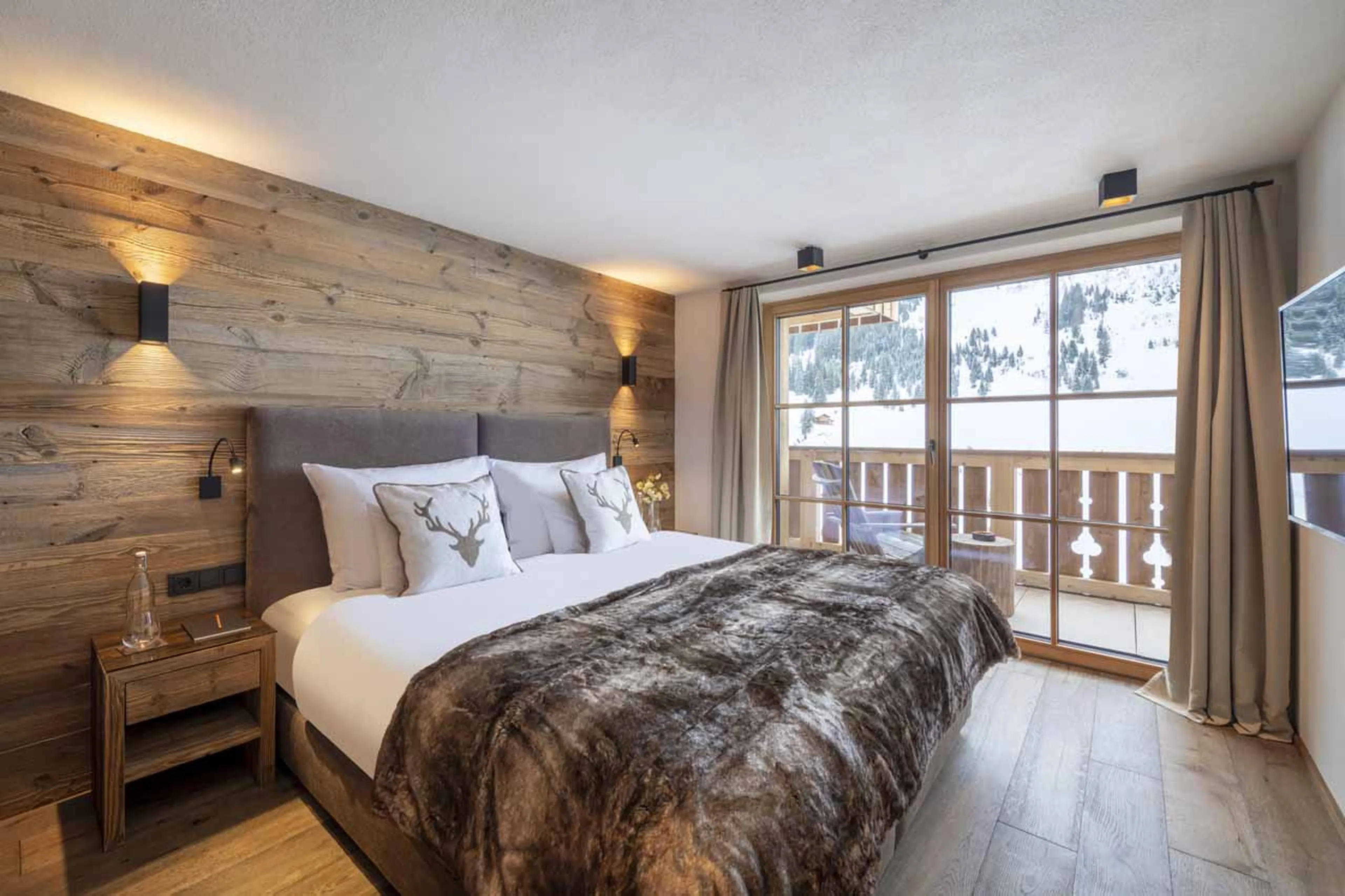Bedroom three at Apartment Brunnenhof 11 in Lech
