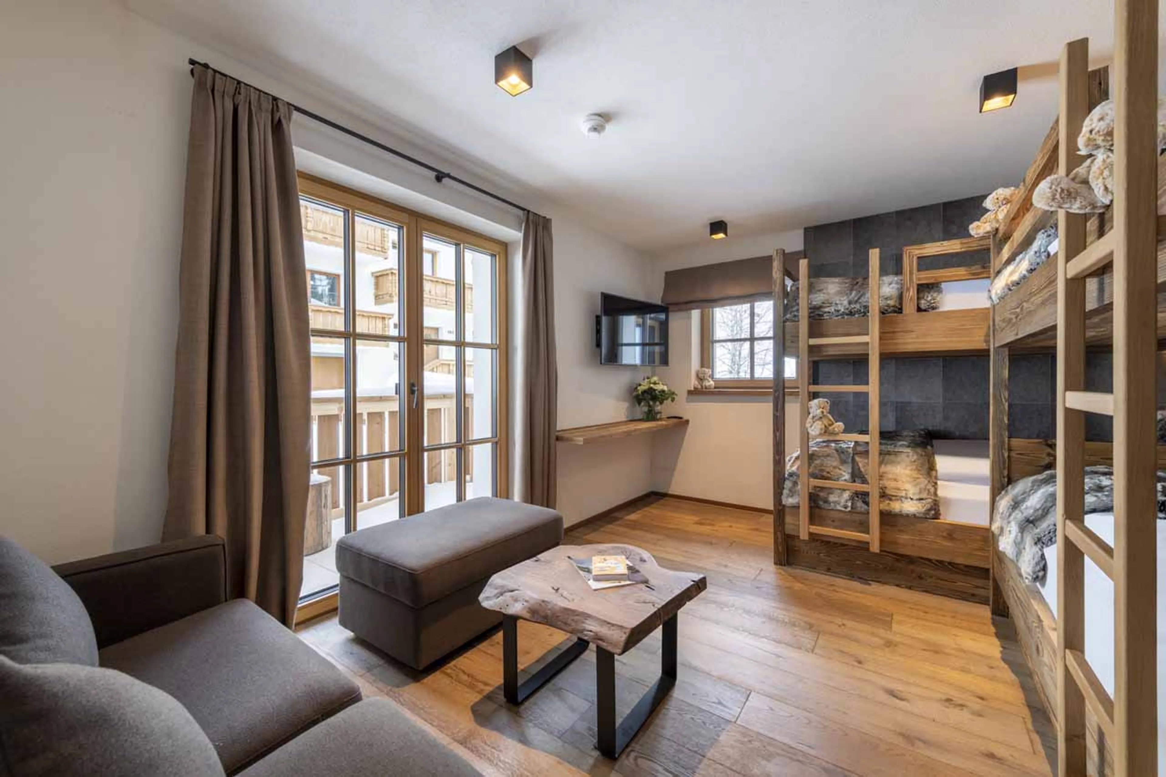 Bedroom four at Apartment Brunnenhof 11 in Lech